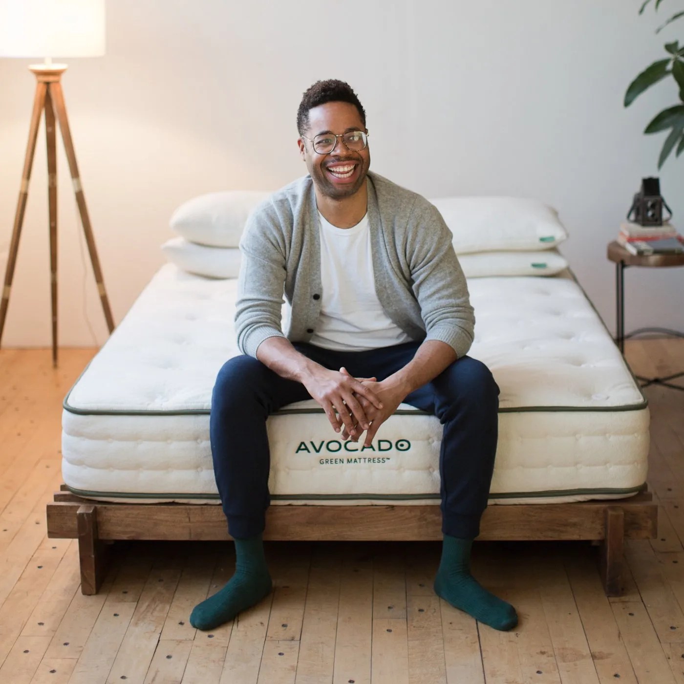 man on mattress
