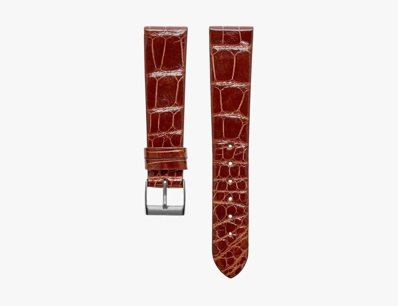 Brown Crocodile Watch Strap