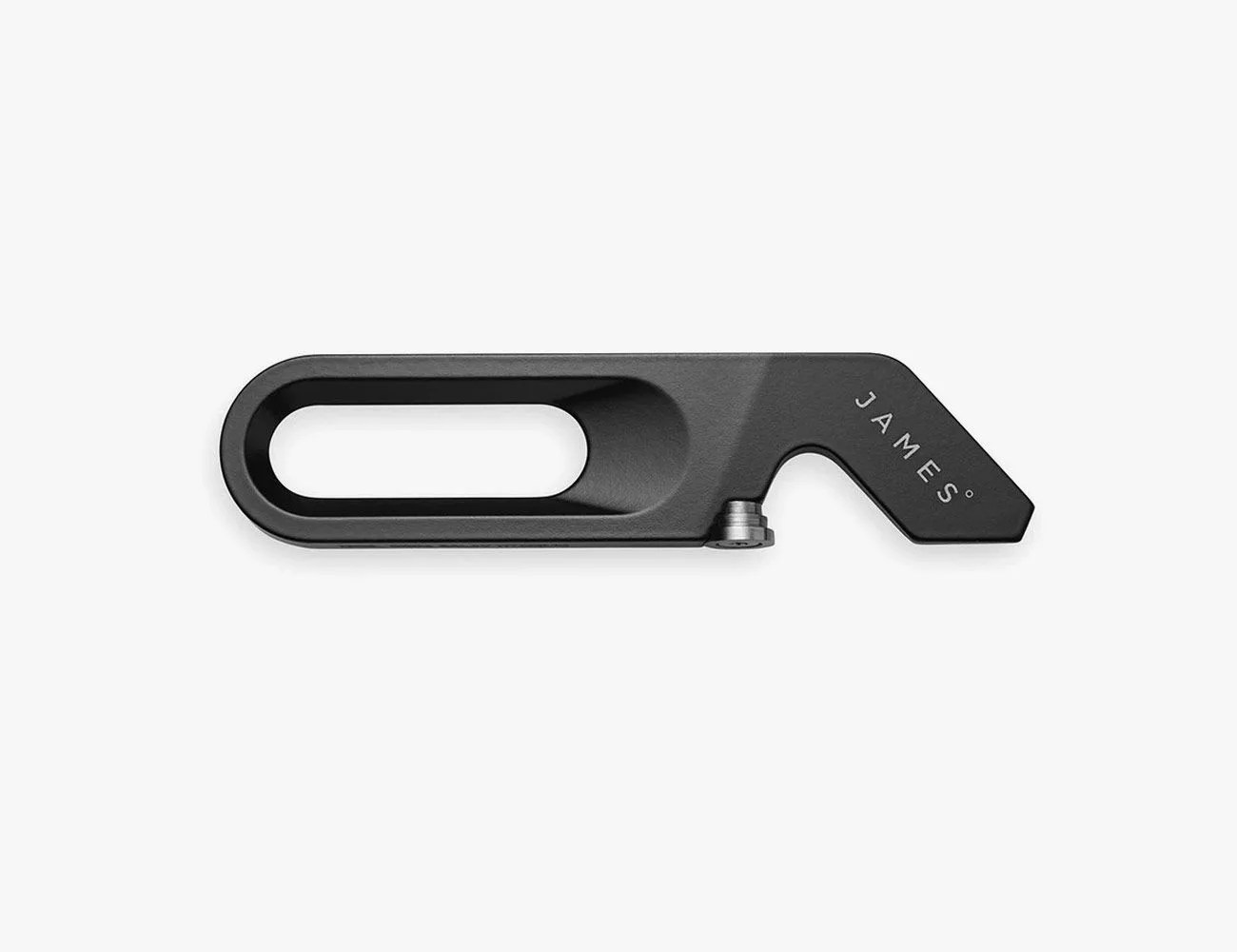 a black bottle opener