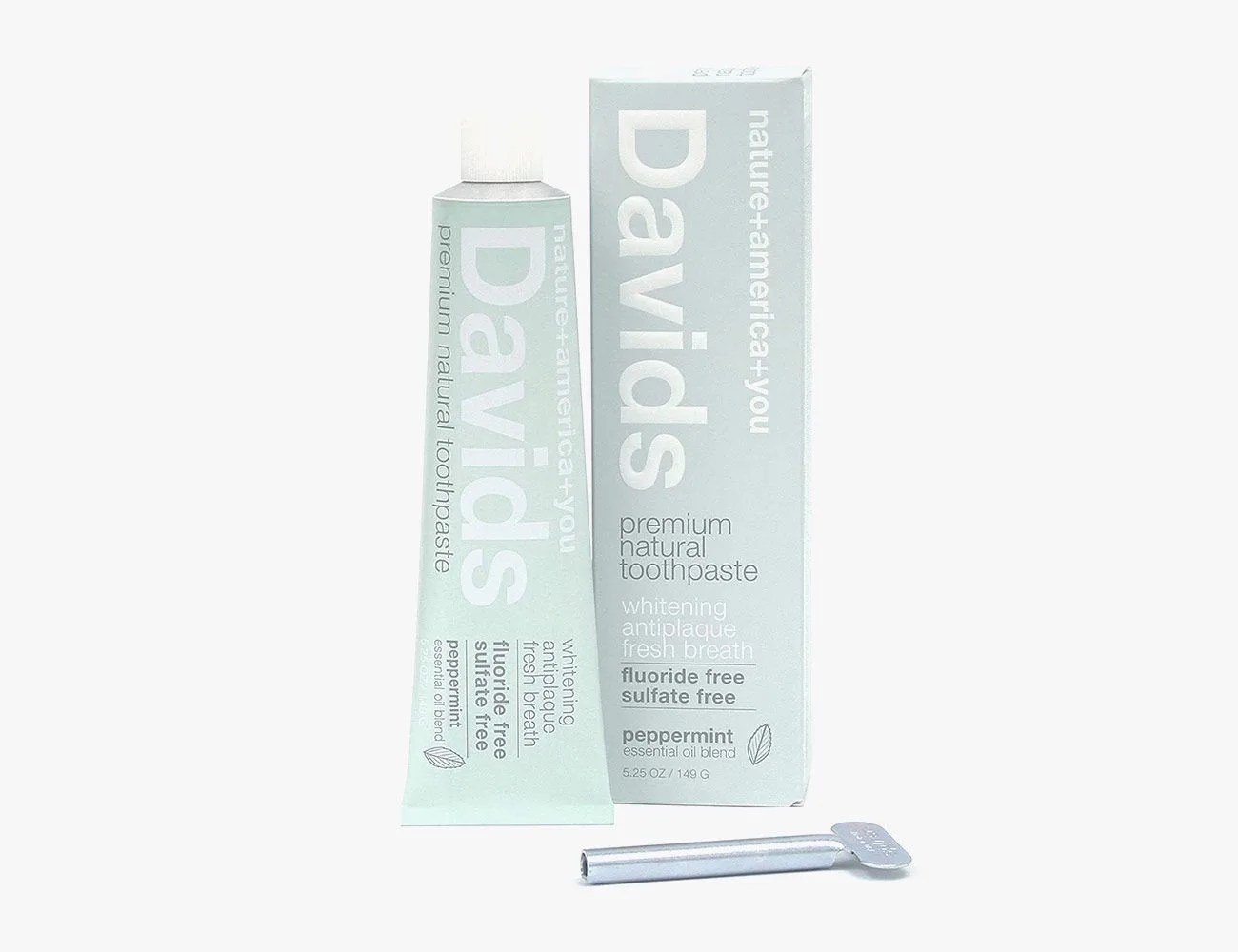 davids natural whitening toothpaste
