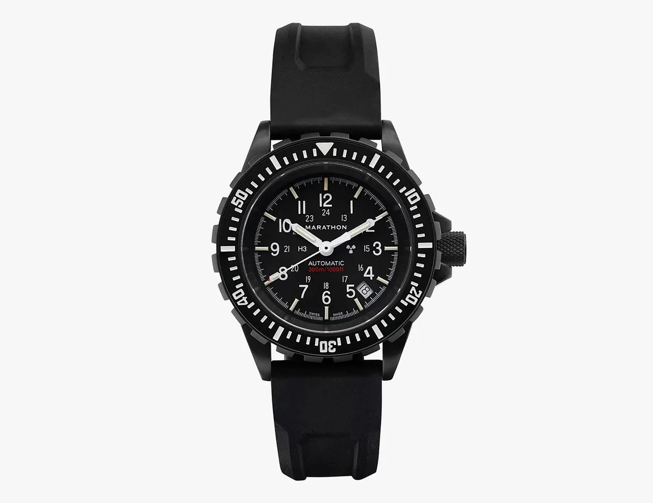marathon anthracite large diver's automatic gsar