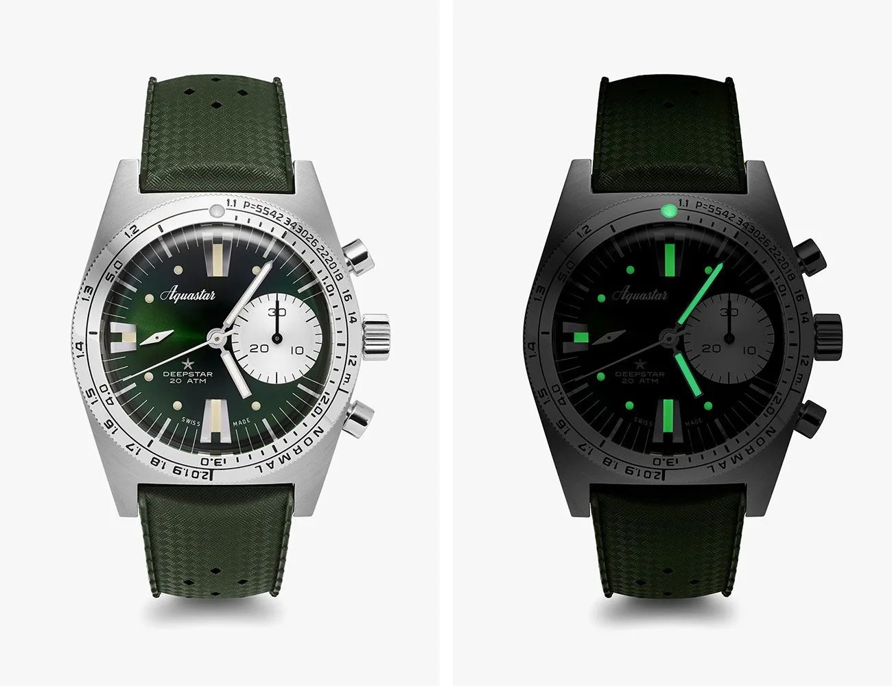 aquastar deepstar greenwich dive watch