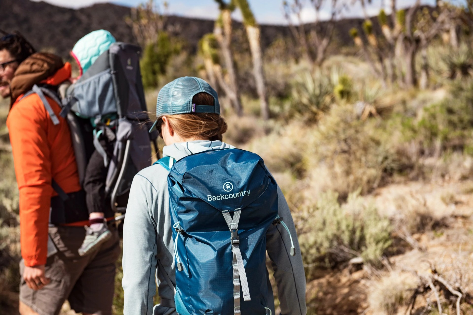 backcountry hikers
