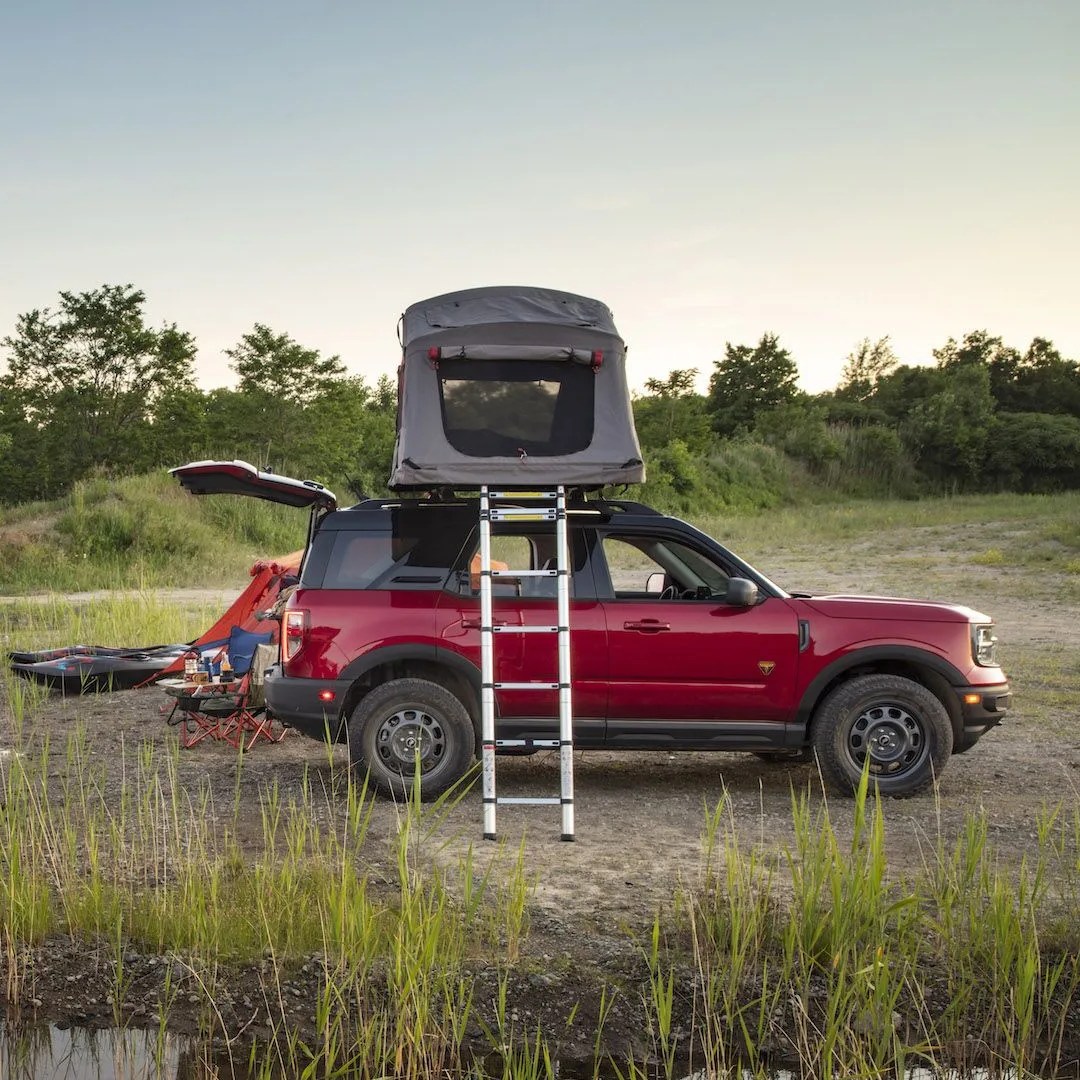 ford bronco sport camping