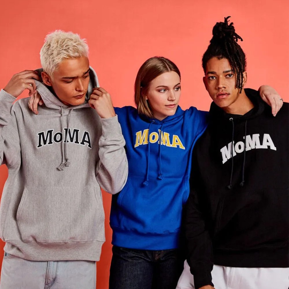 champion hoodie moma edition