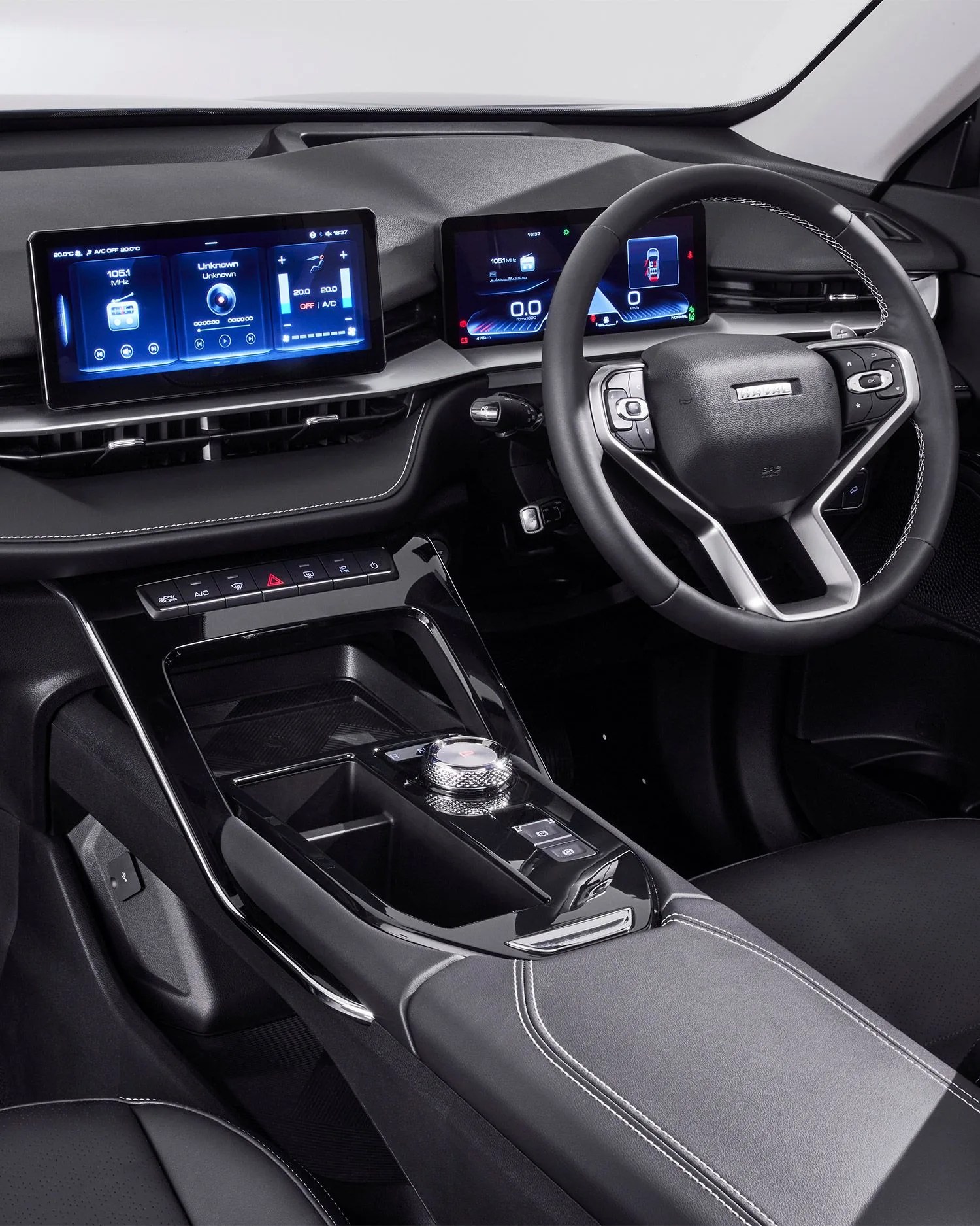haval h6 steering wheel and display screens
