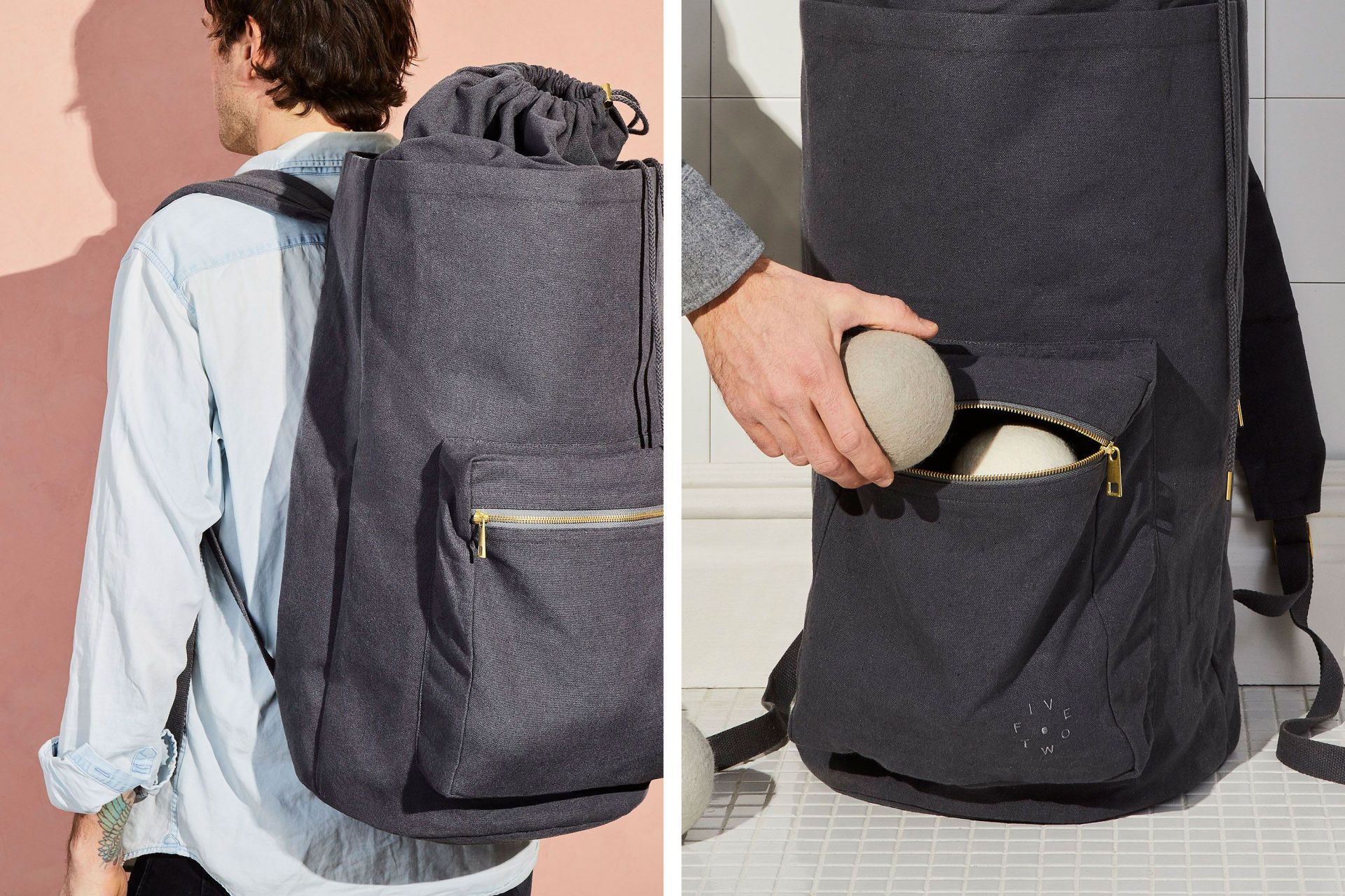 five two fresh start laundry bag