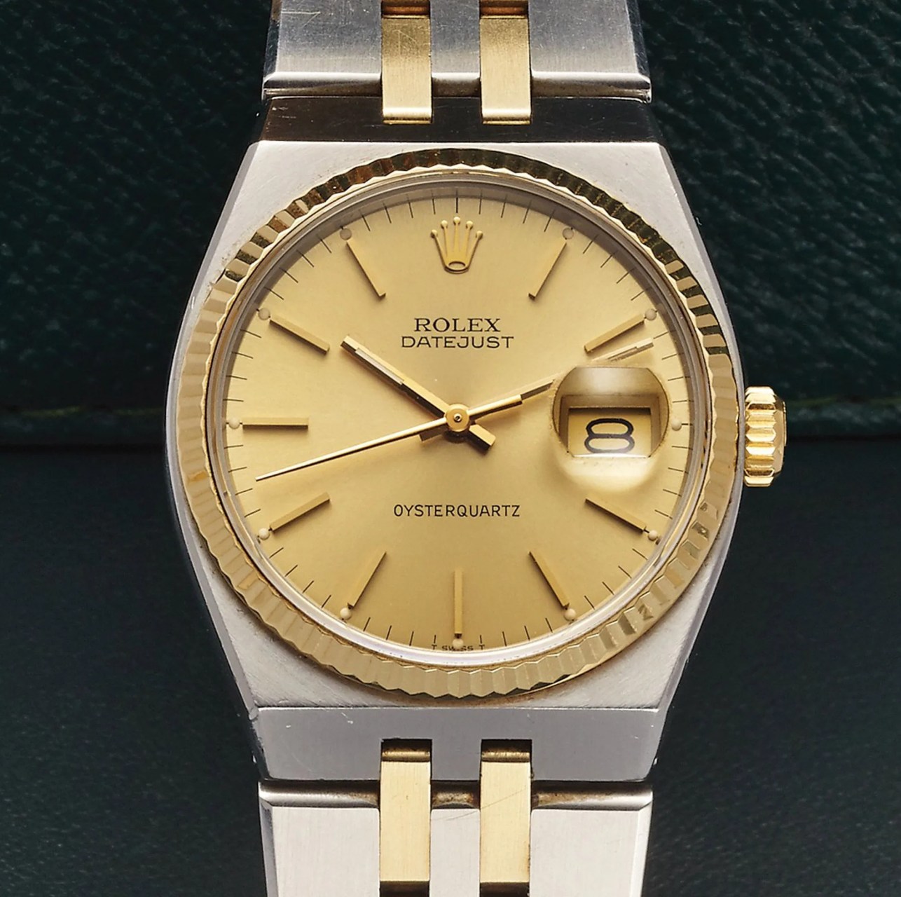 rolex ref 17013 oyster quartz steel and gold