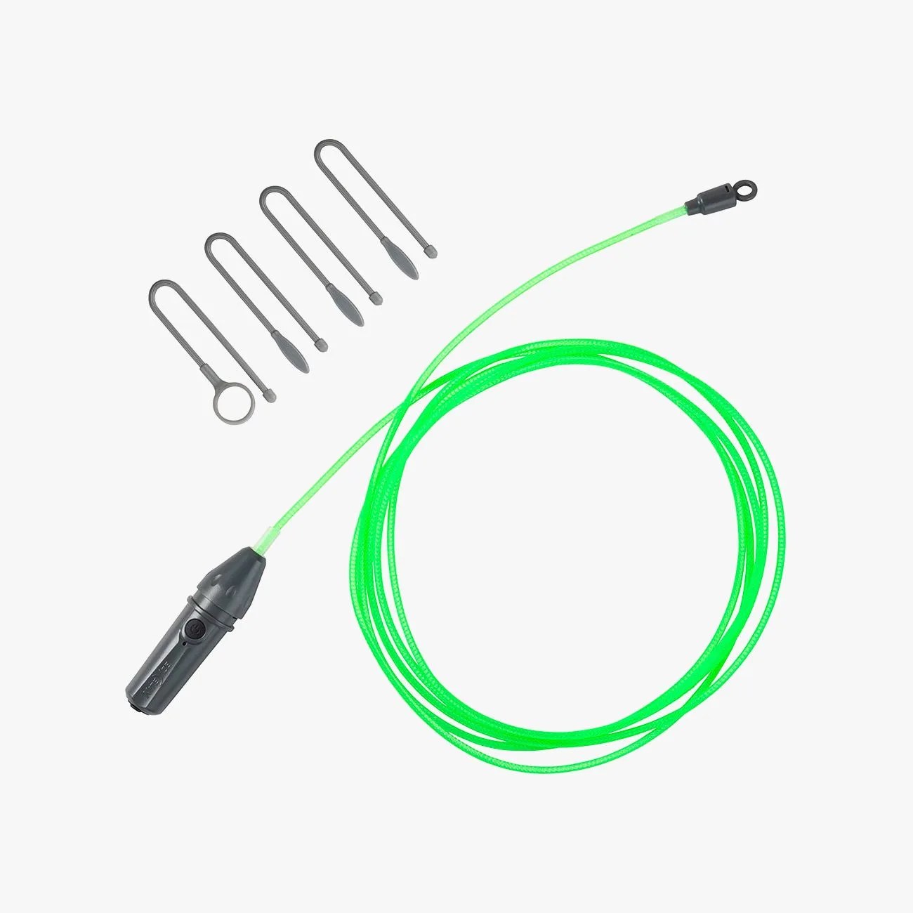 a green light up cord