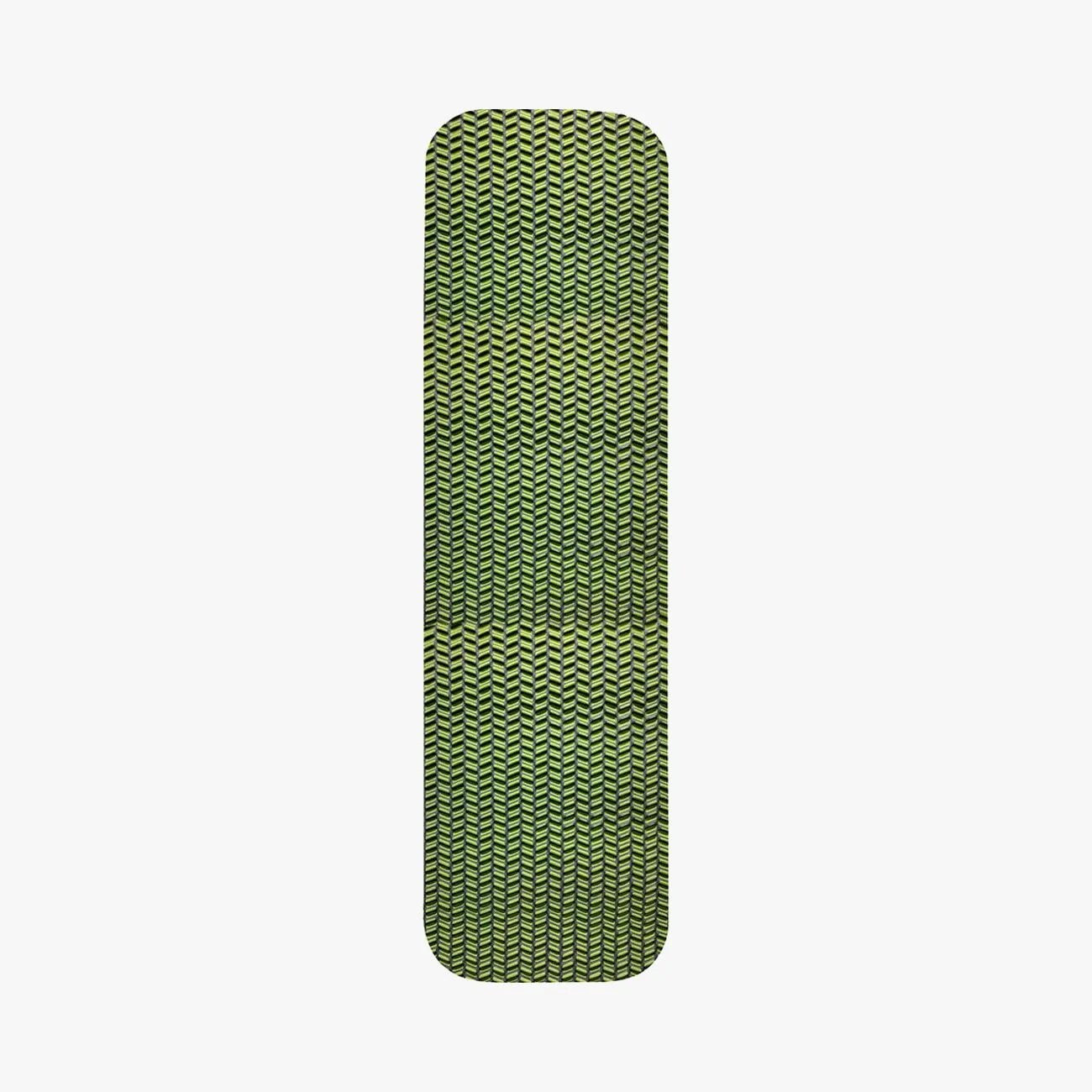 a green camping mattress