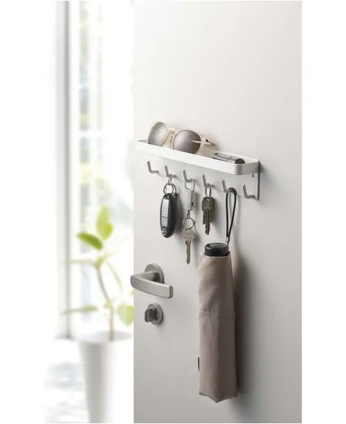 smart magnetic key rack with tray