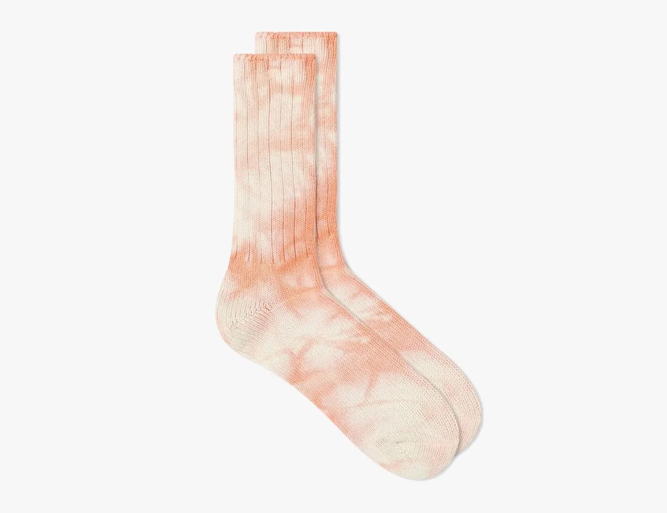 Uneven Dye Crew Sock