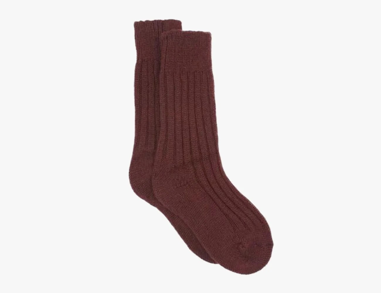 Yosemite Maroon Socks