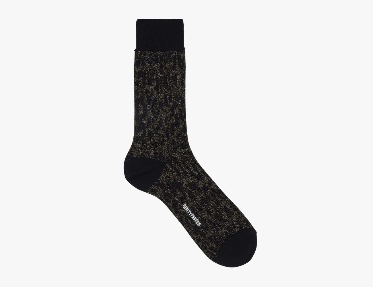 Leopard Jacquard Gritter Socks