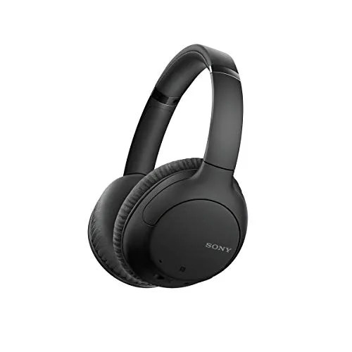 black over-ear headphones