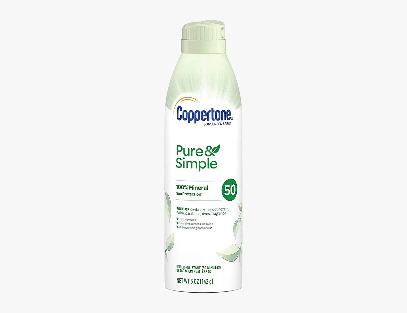 coppertone pure simple mineral spf 50 sunscreen