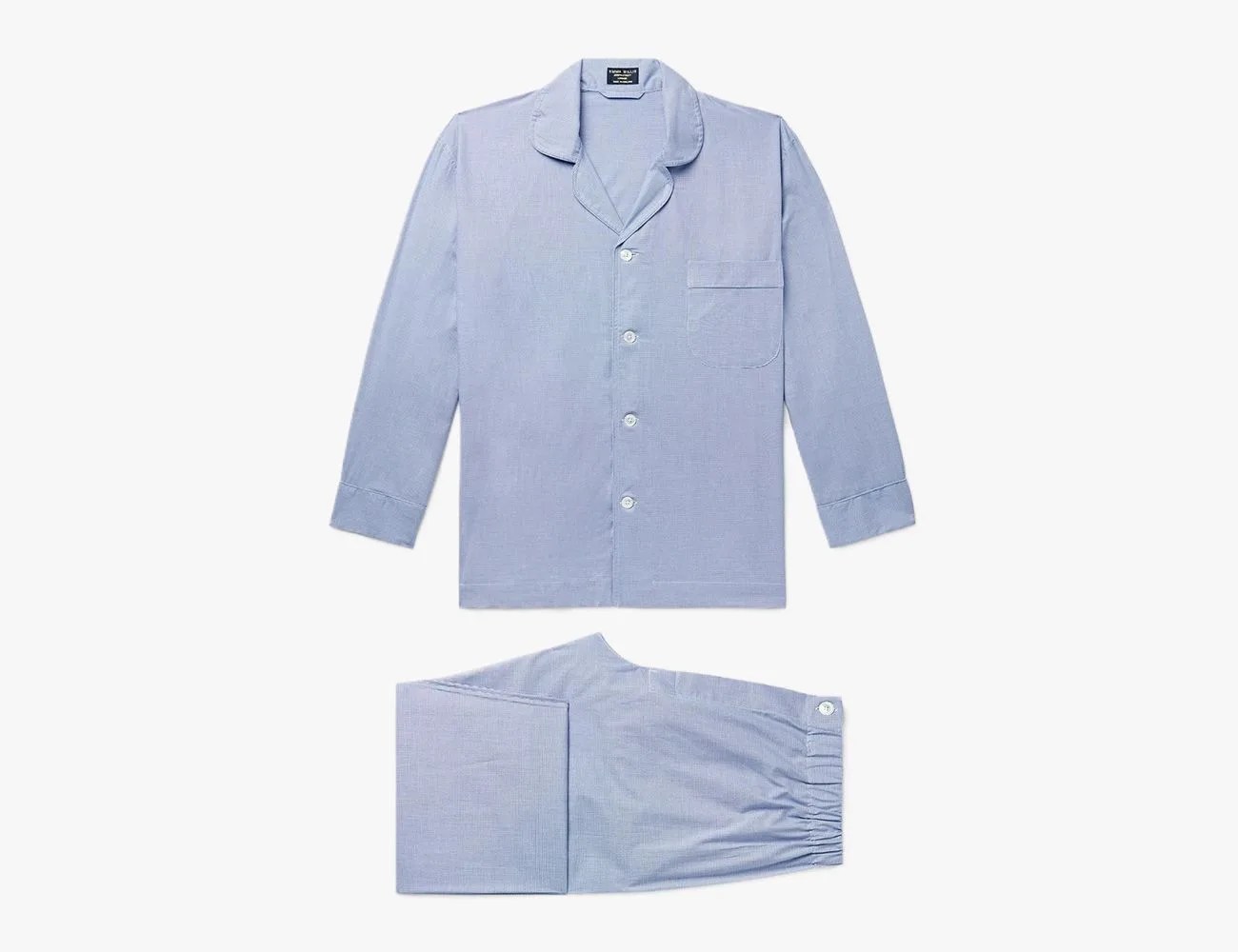 Emma Willis Houndstooth Brushed Cotton Poplin Pyjama Set