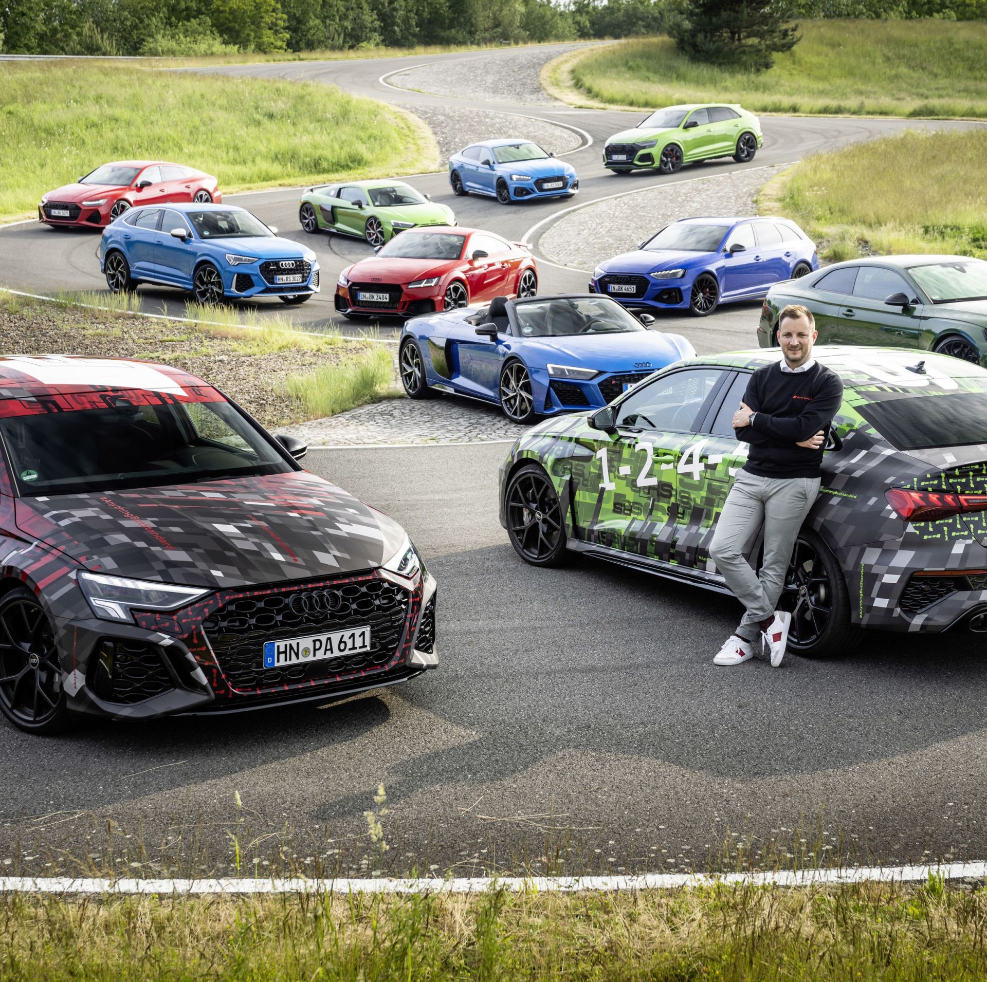 sebastian grams, managing director audi sport gmbh 
rolf michl, head of sales and marketing audi sport gmbh