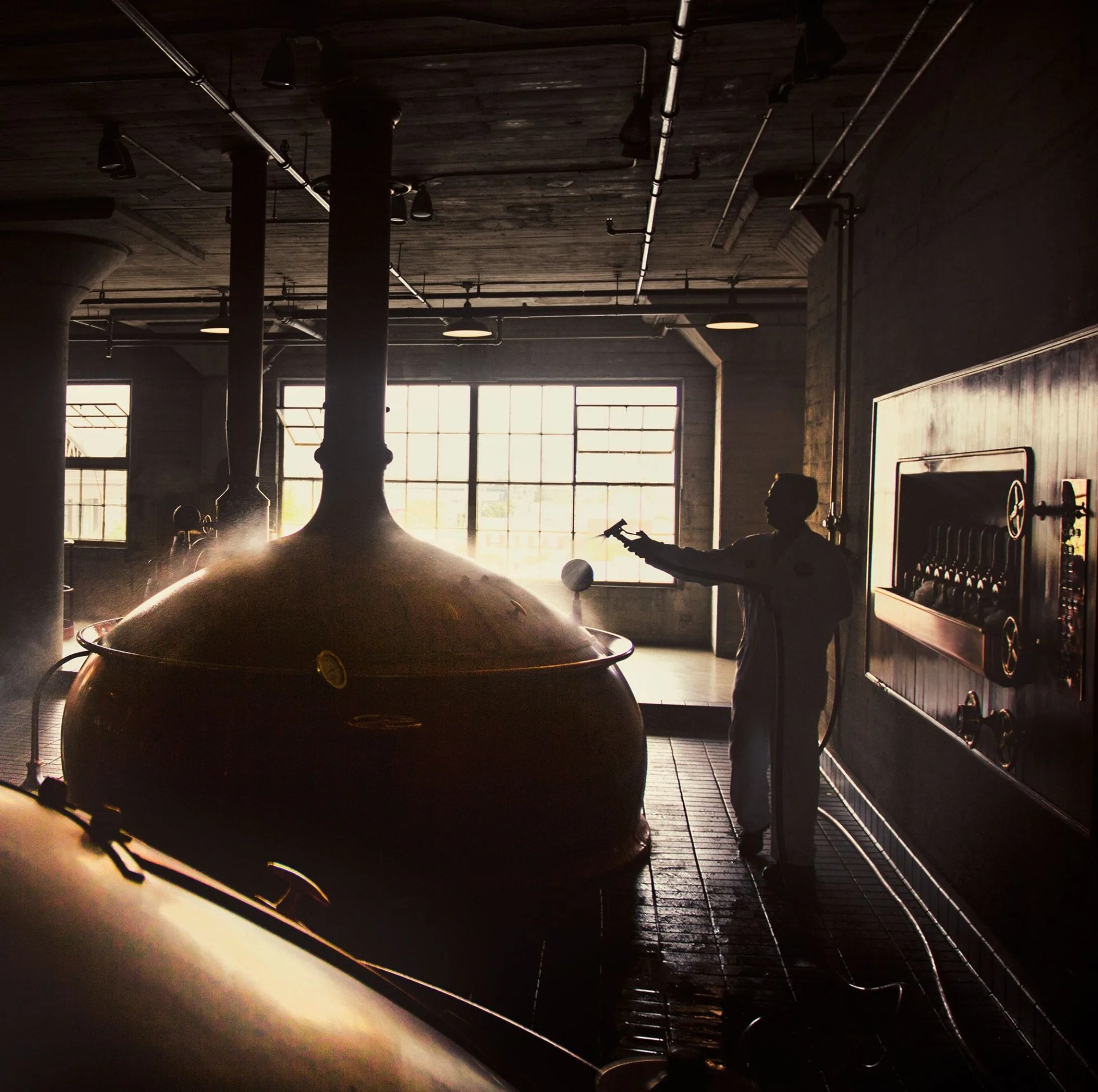 anchor brewing spraying kettles
