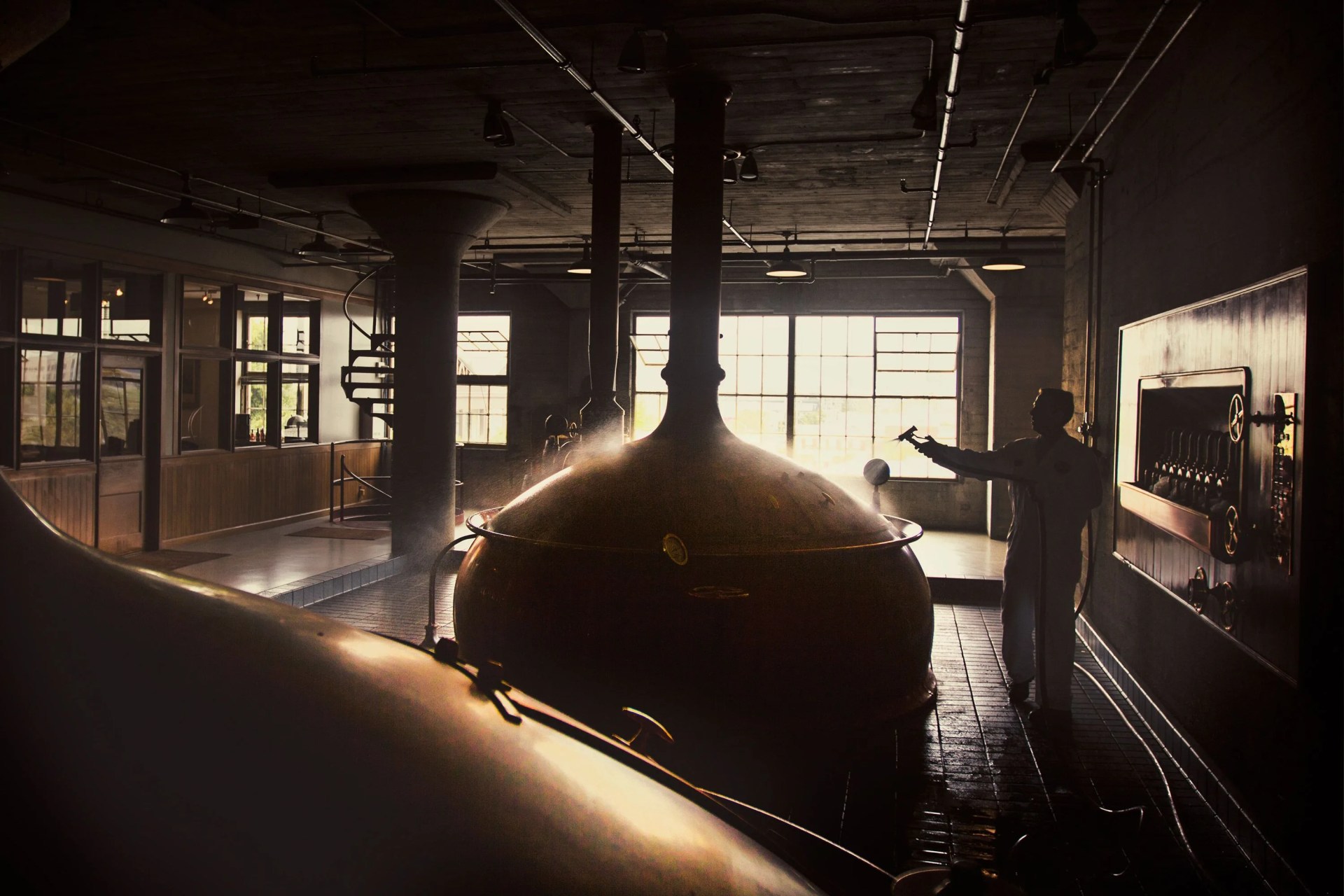 anchor brewing spraying kettles