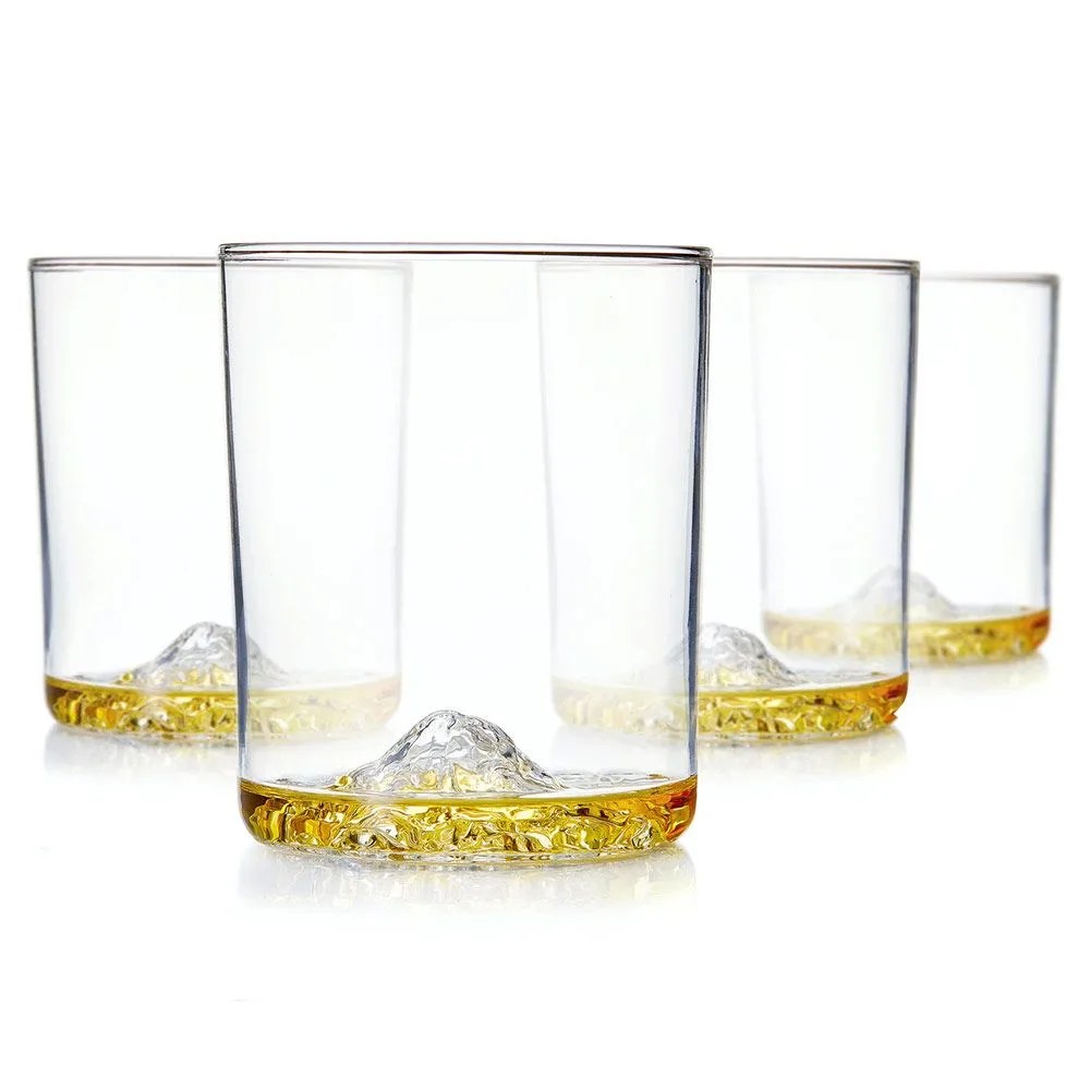 american mountains whiskey glasses