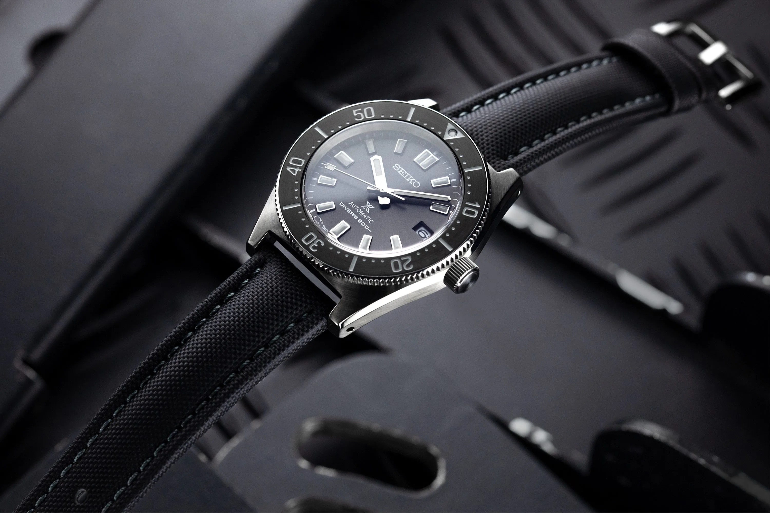 artem black straps on seiko watch