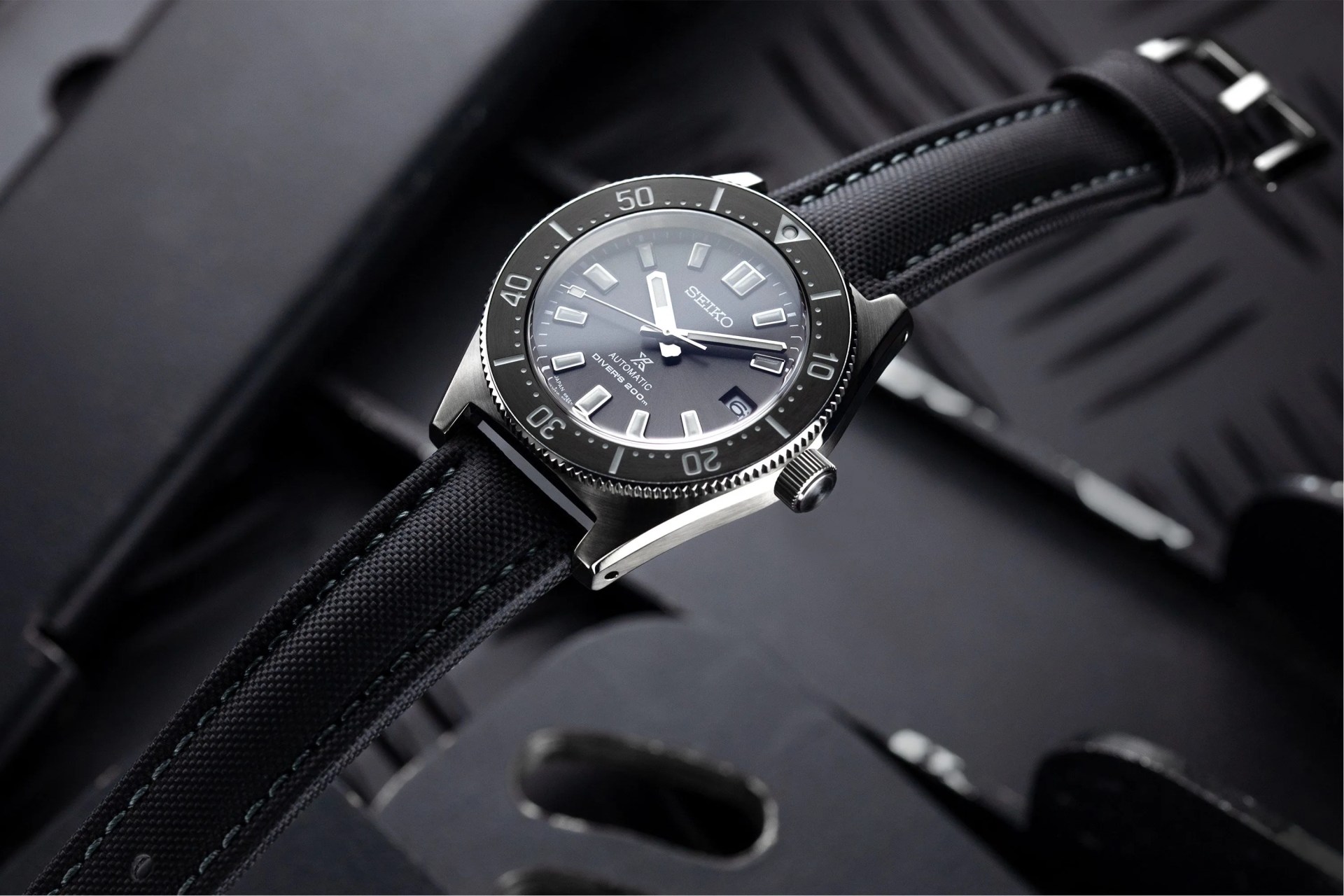 artem black straps on seiko watch