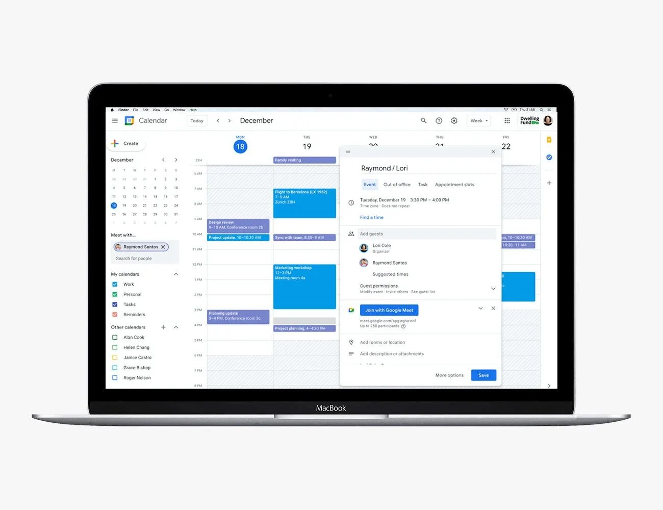 google calendar app