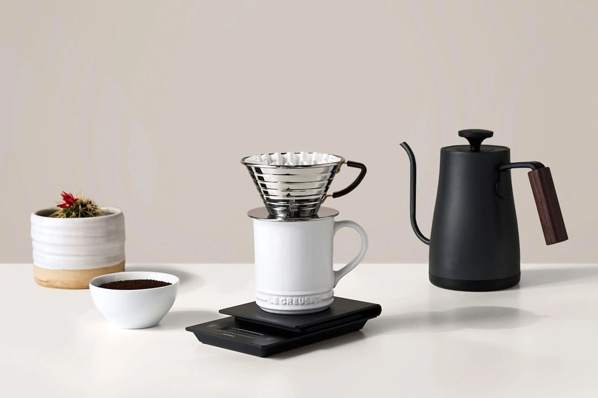 trade coffee pour over materials
