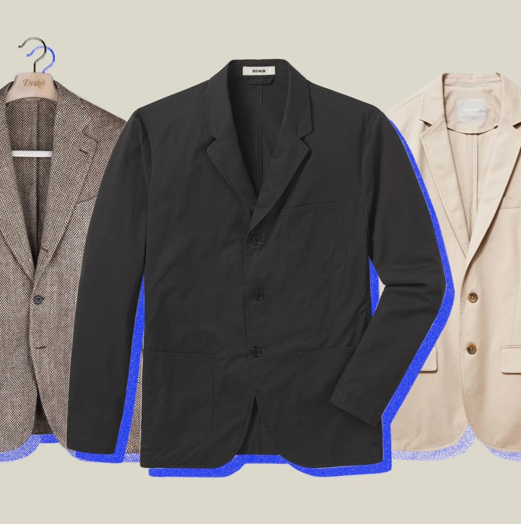three different blazers