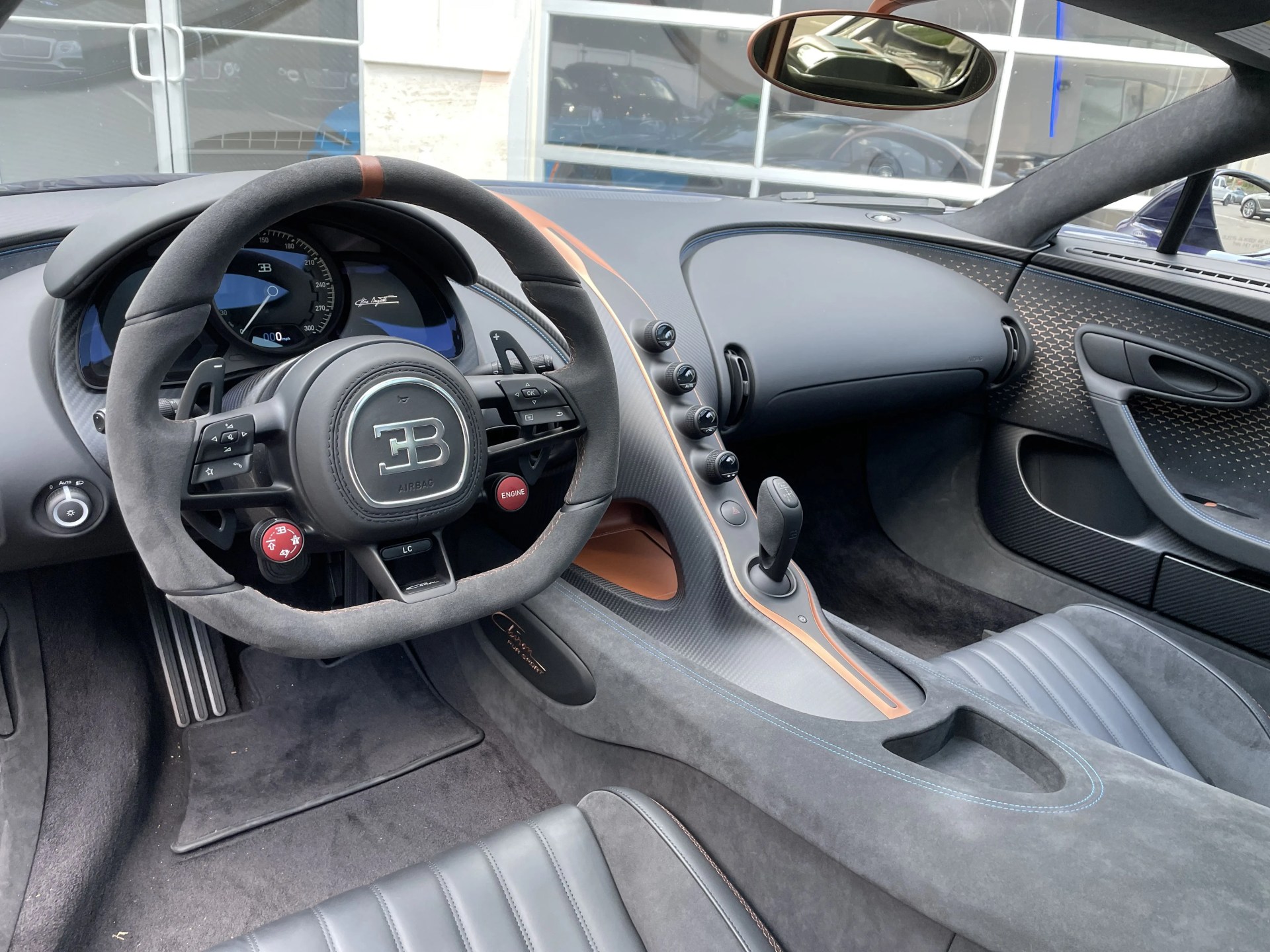 bugatti chiron pur sport blue