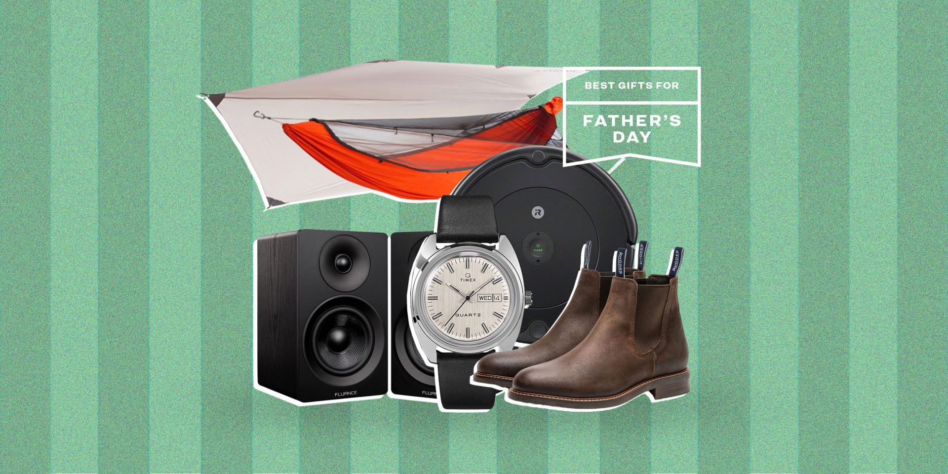 best gifts for father's day shoes, watch, speakers, roomba, tent