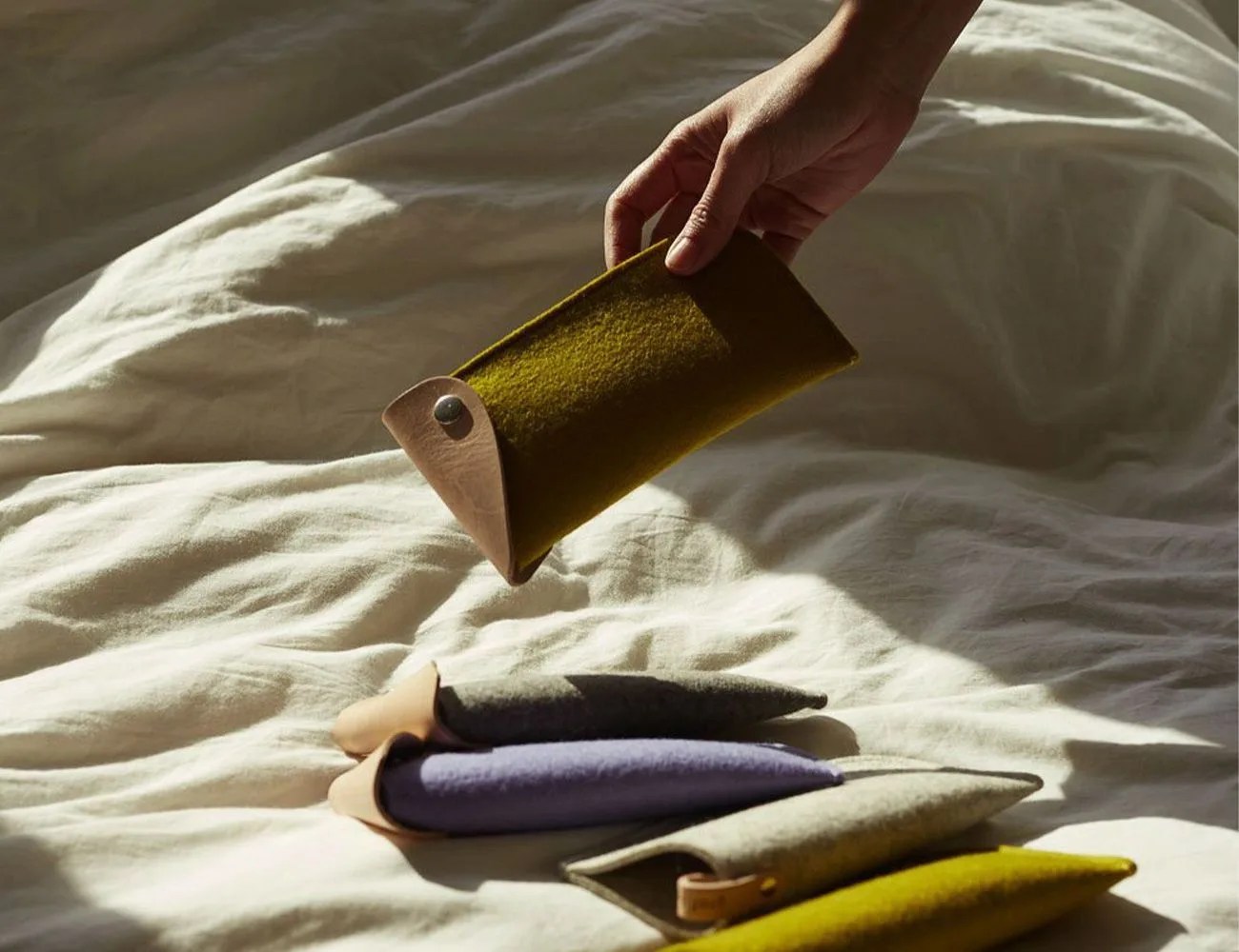 eyeglass sleeve felt