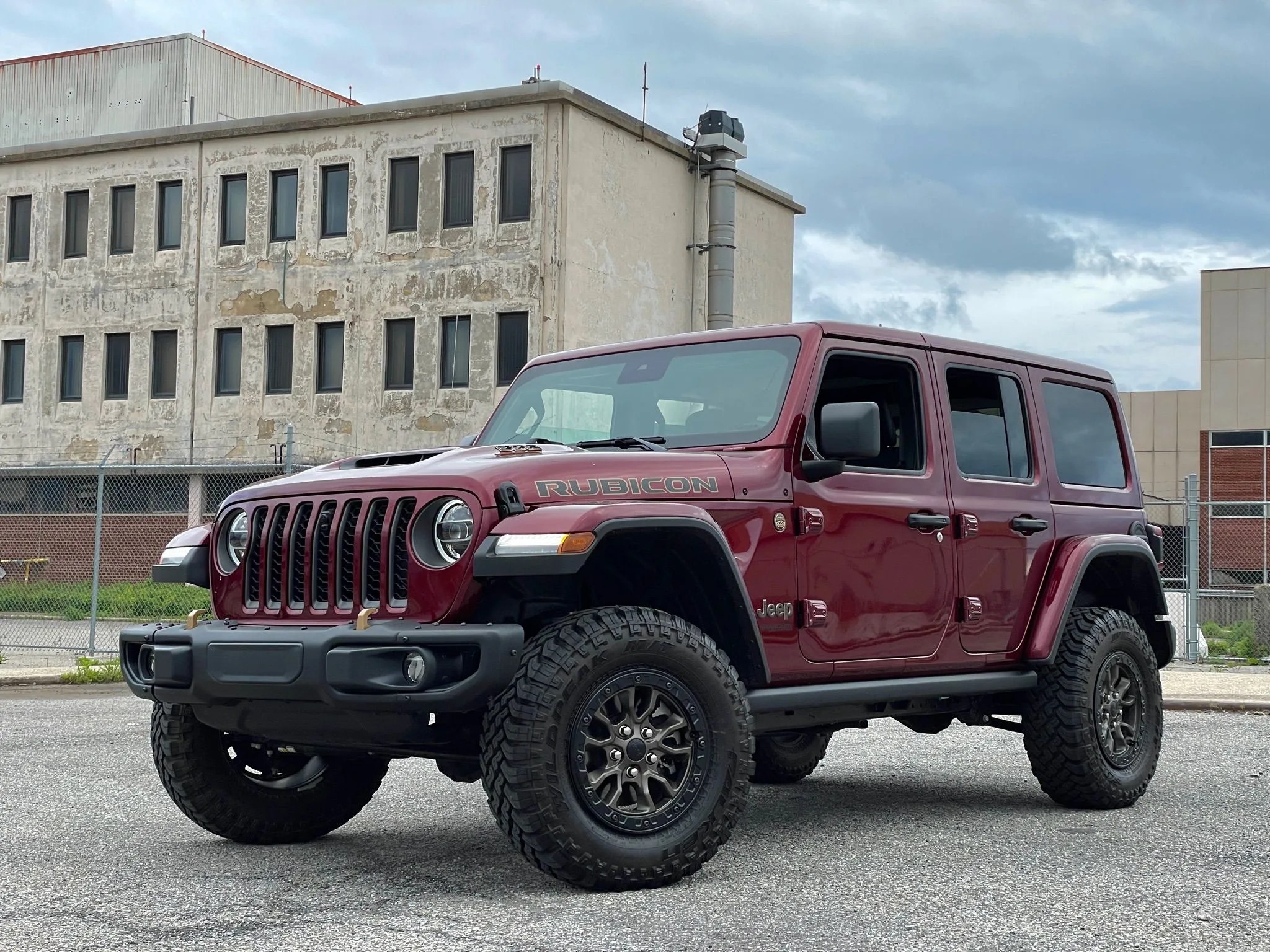 jeep wrangler 392 red maroon 2021