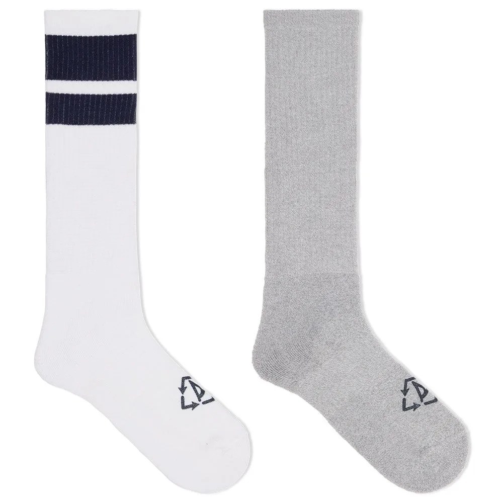 sperry mens bionic block slide crew 2 pair socks