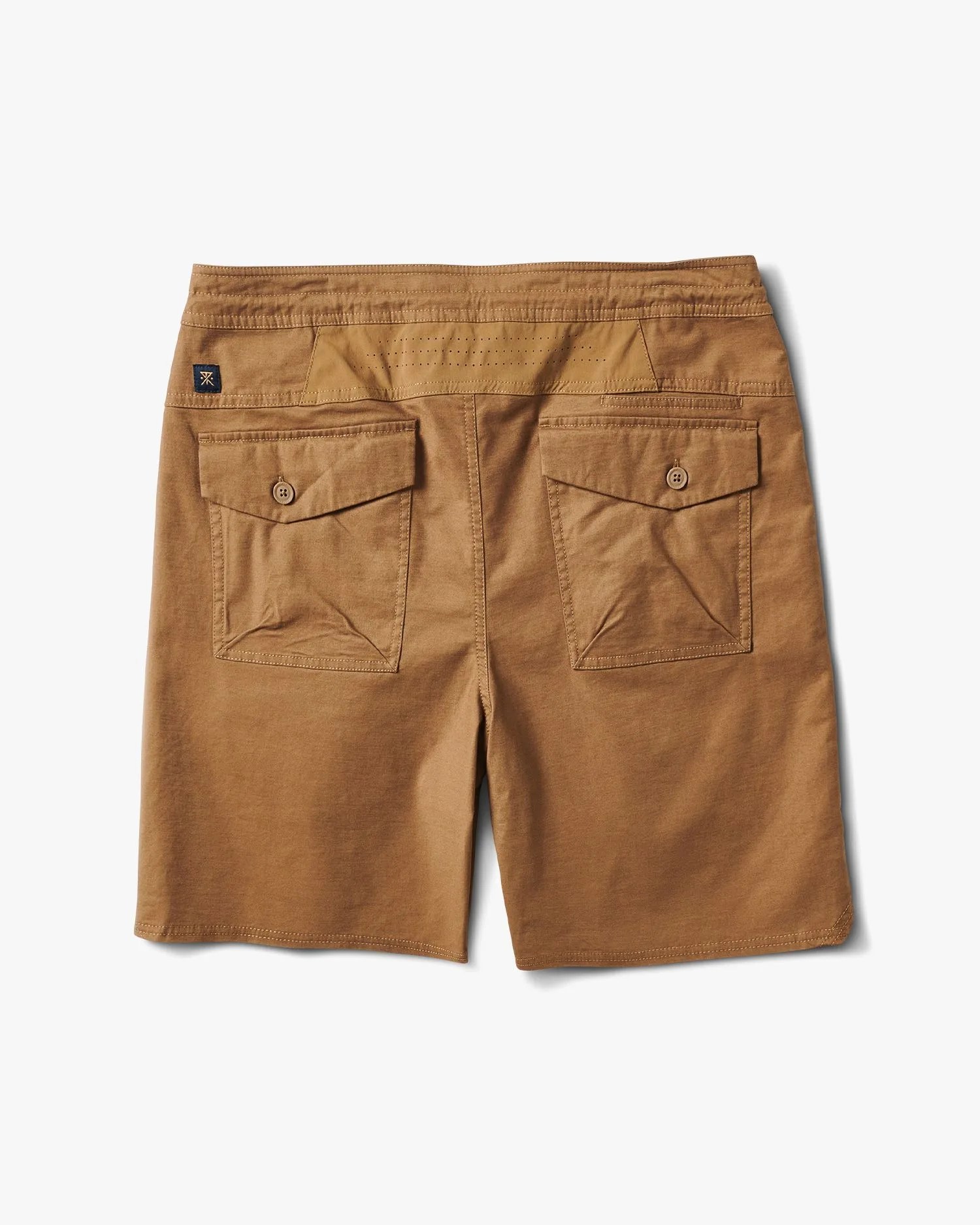 roark shorts tan back