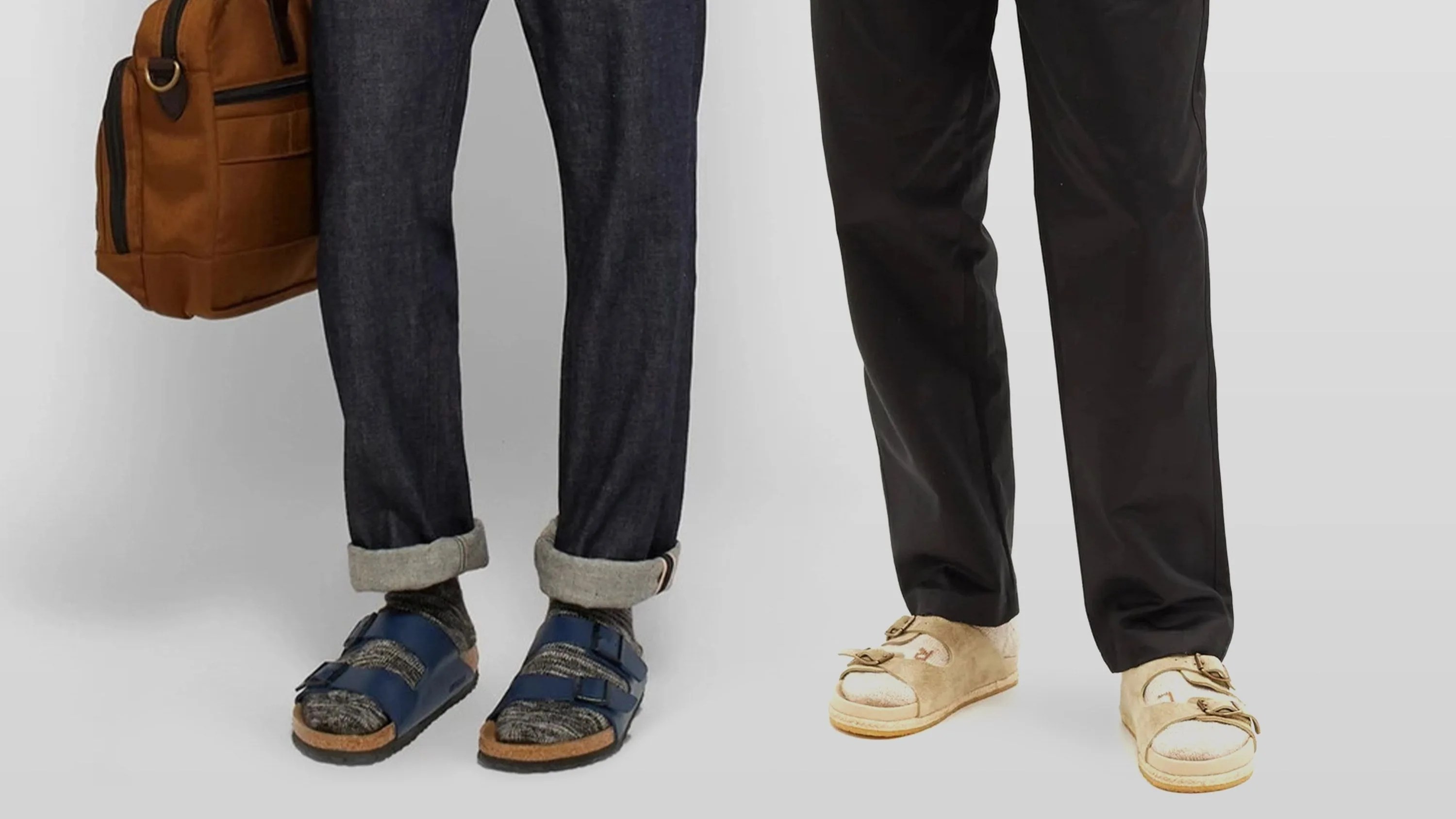 socks and sandals