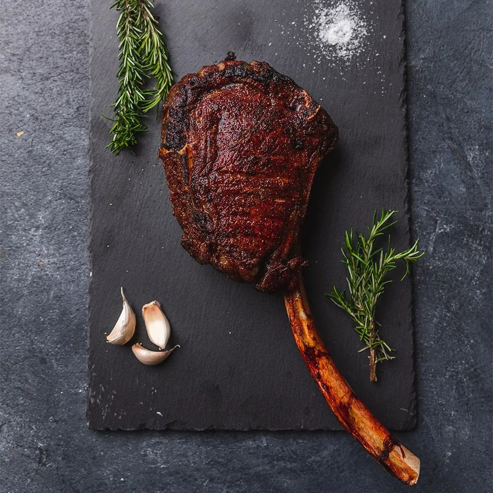 american wagyu black grade tomahawk