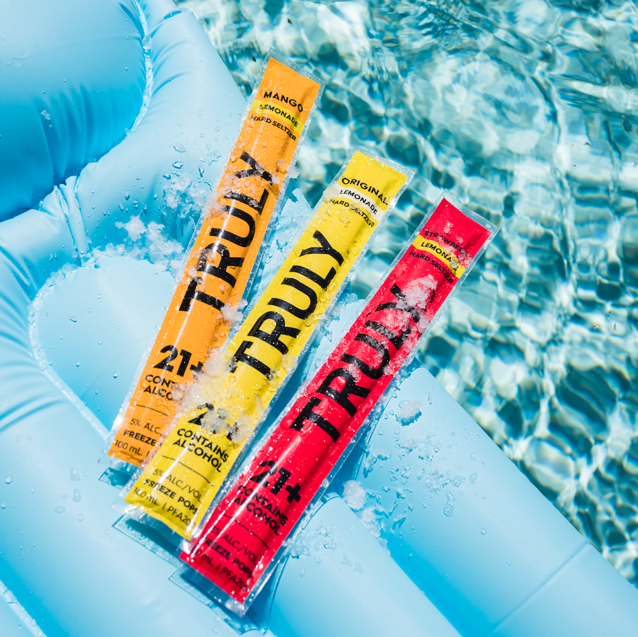 truly lemonade freeze pops