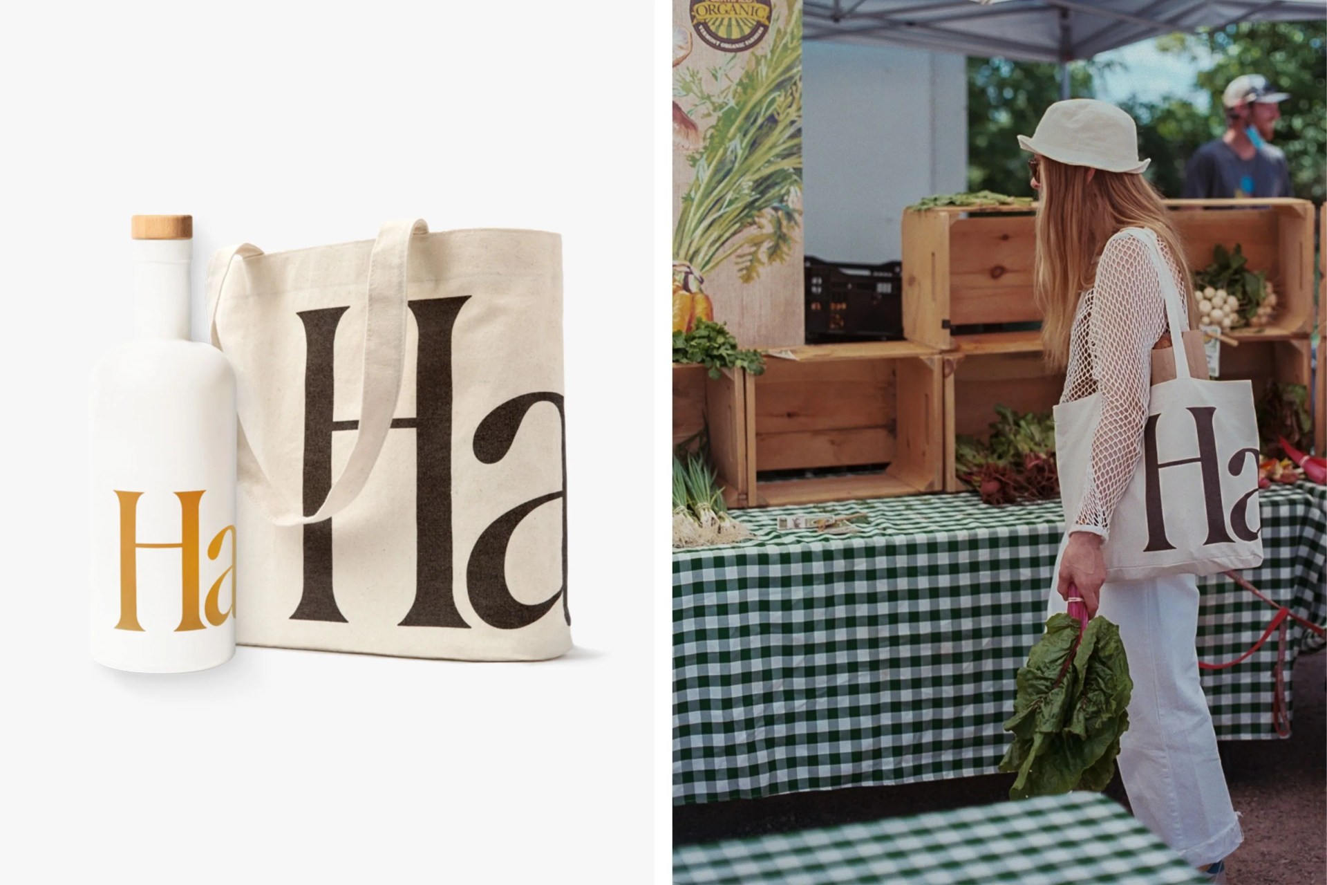 haus the picnic set tote and alcohol