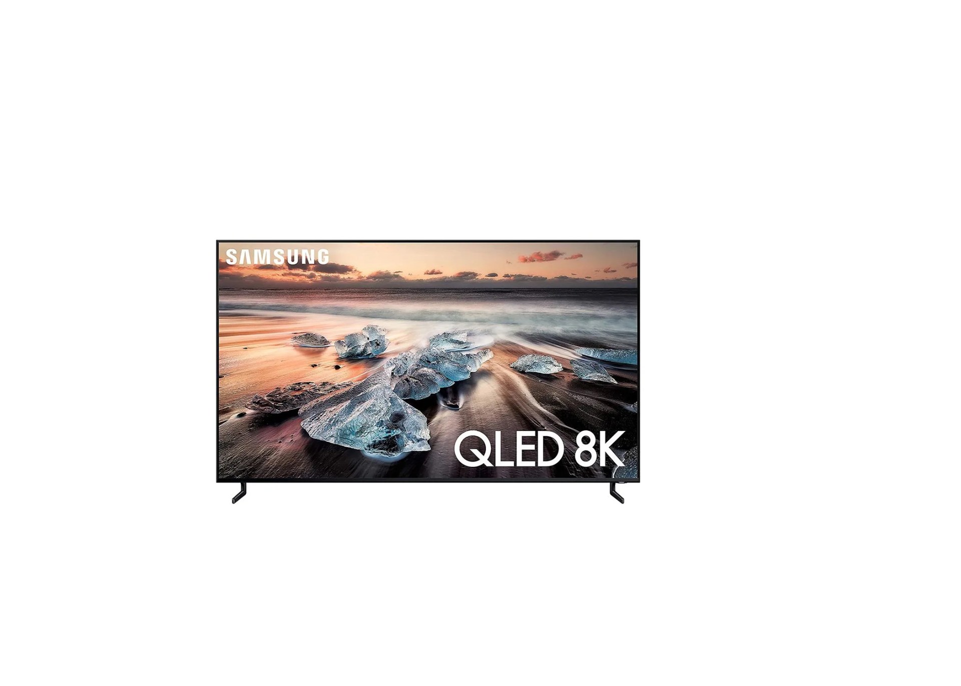 SAMSUNG QN65Q900RBFXZA Flat 65-Inch QLED 8K Q900 Series Ultra HD Smart TV with HDR and Alexa Compatibility (2019 Model), Black