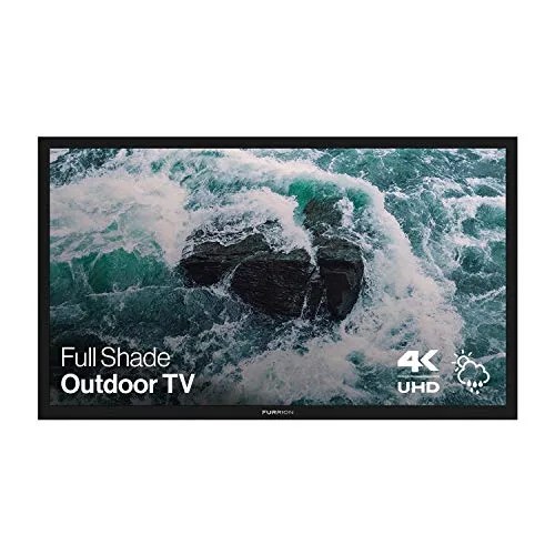 Furrion Aurora - Full Shade Series 55-Inch Weatherproof 4K Ultra-High Definition LED Outdoor Television with Auto-Brightness Control for Outdoor Entertainment - FDUF55CBR