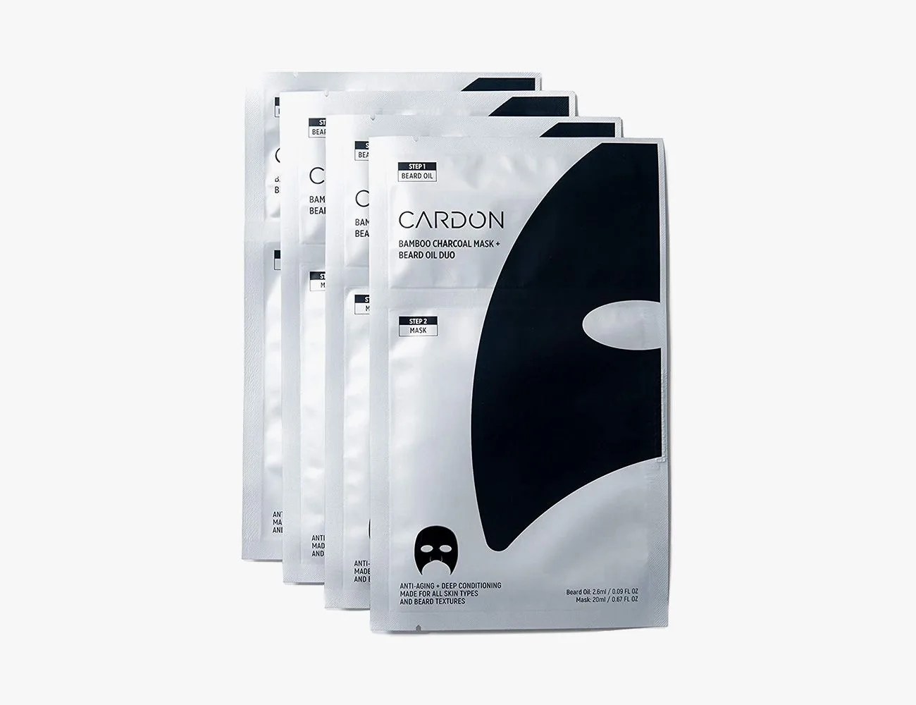 Cardon Charcoal Face Mask plus Beard Oil Application