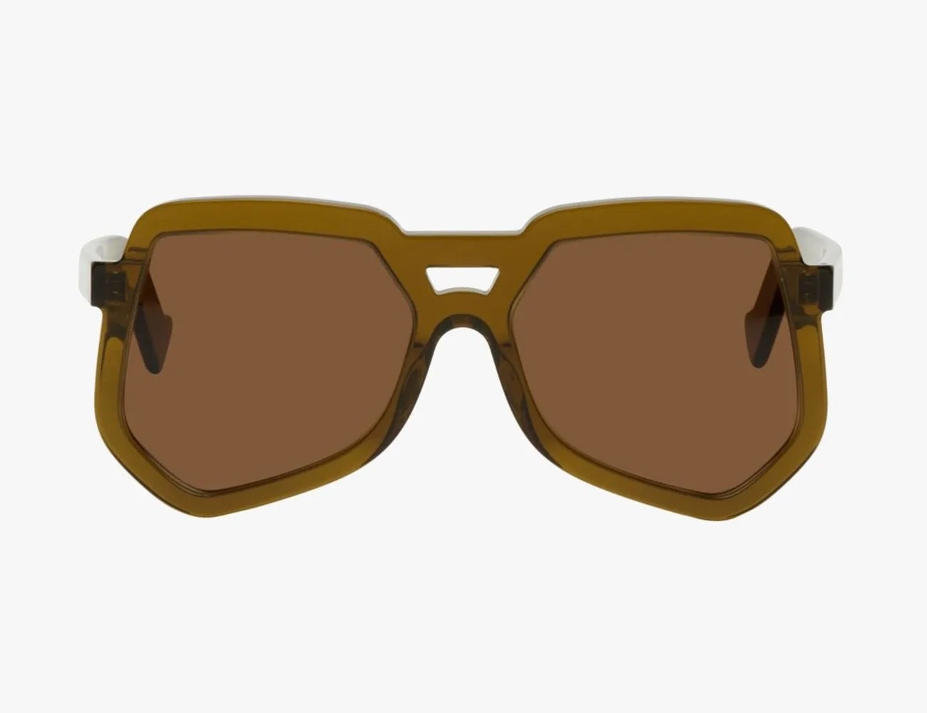 Brown Clip Sunglasses