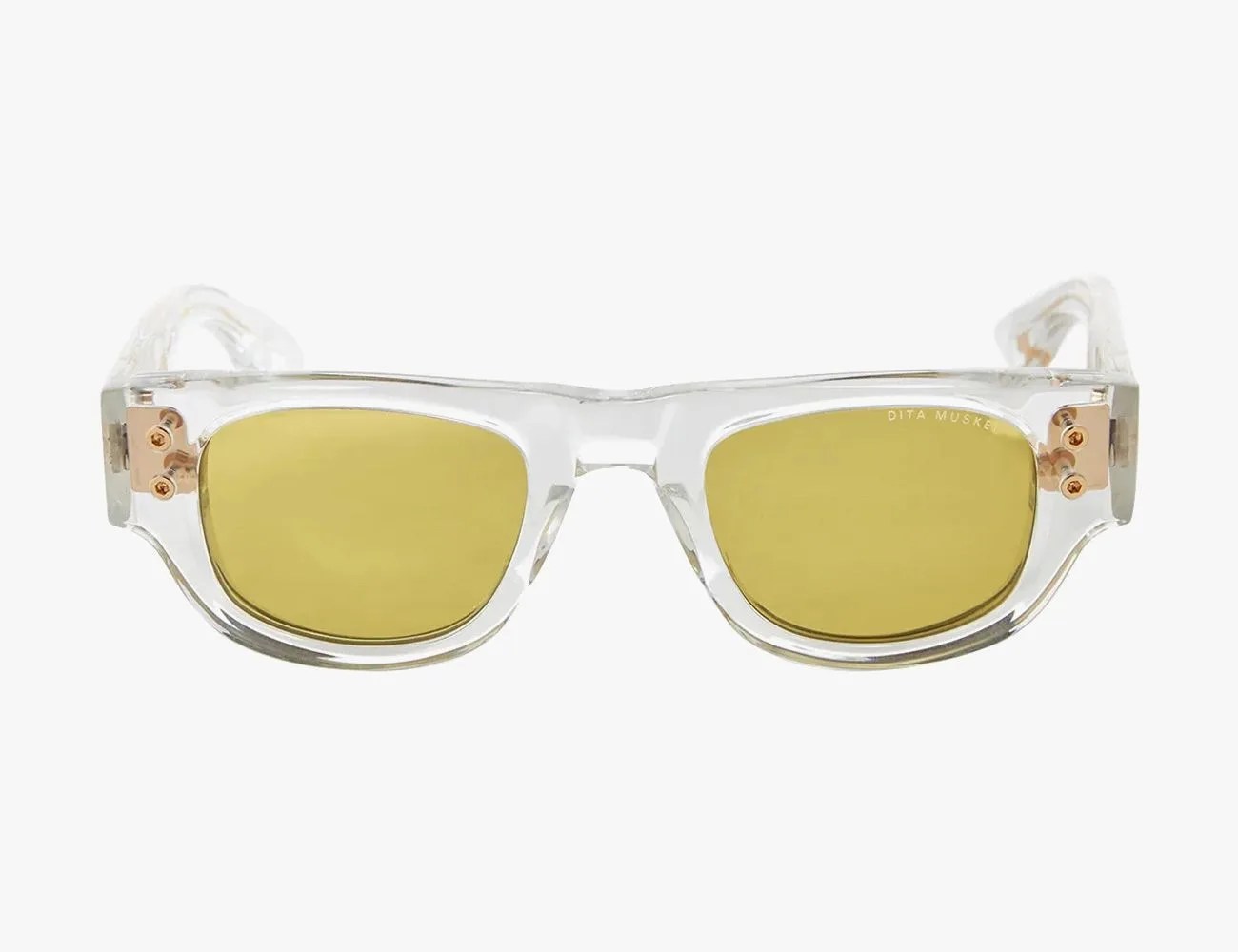 Crystal and Yellow Sunglasses