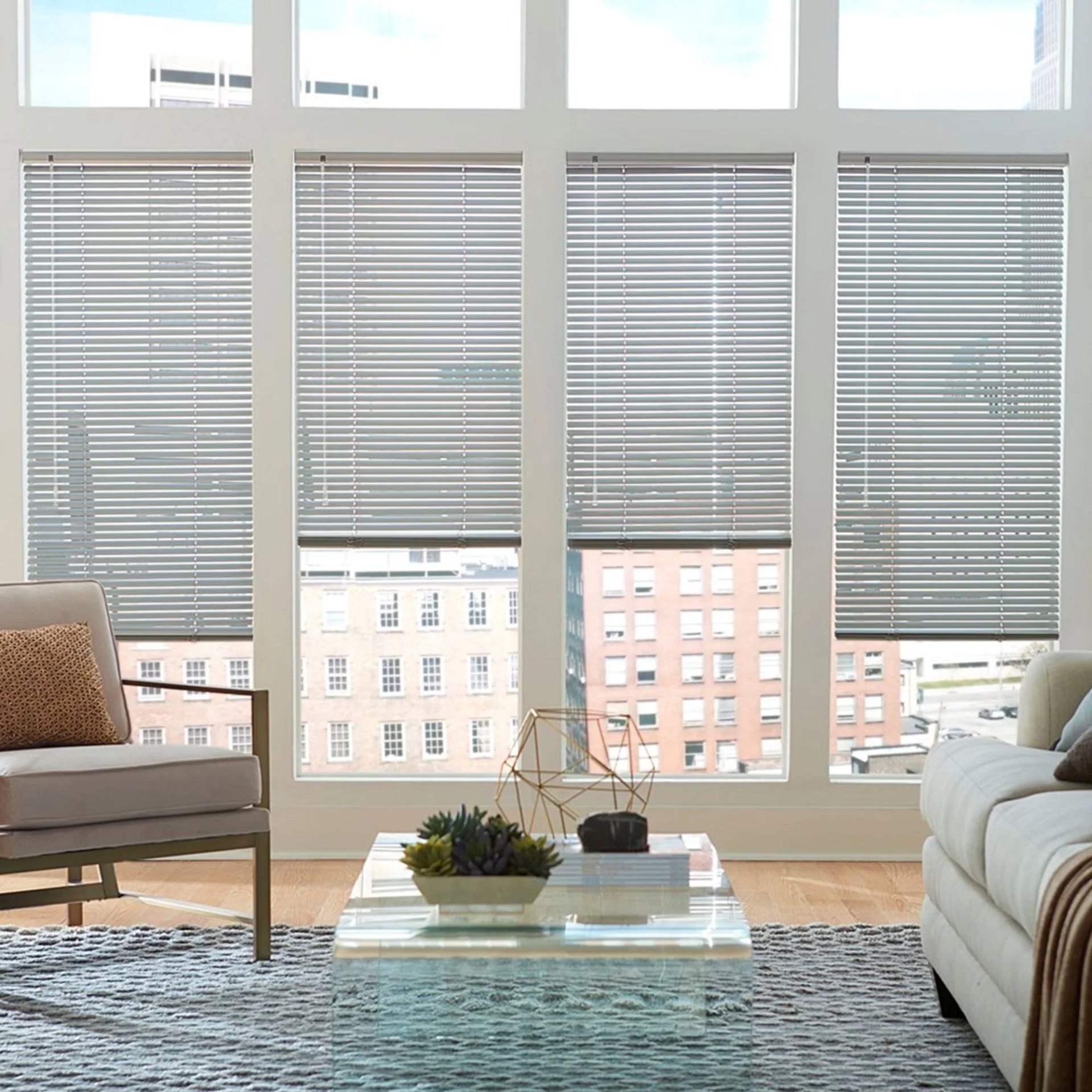1 inch aluminum mini blinds
