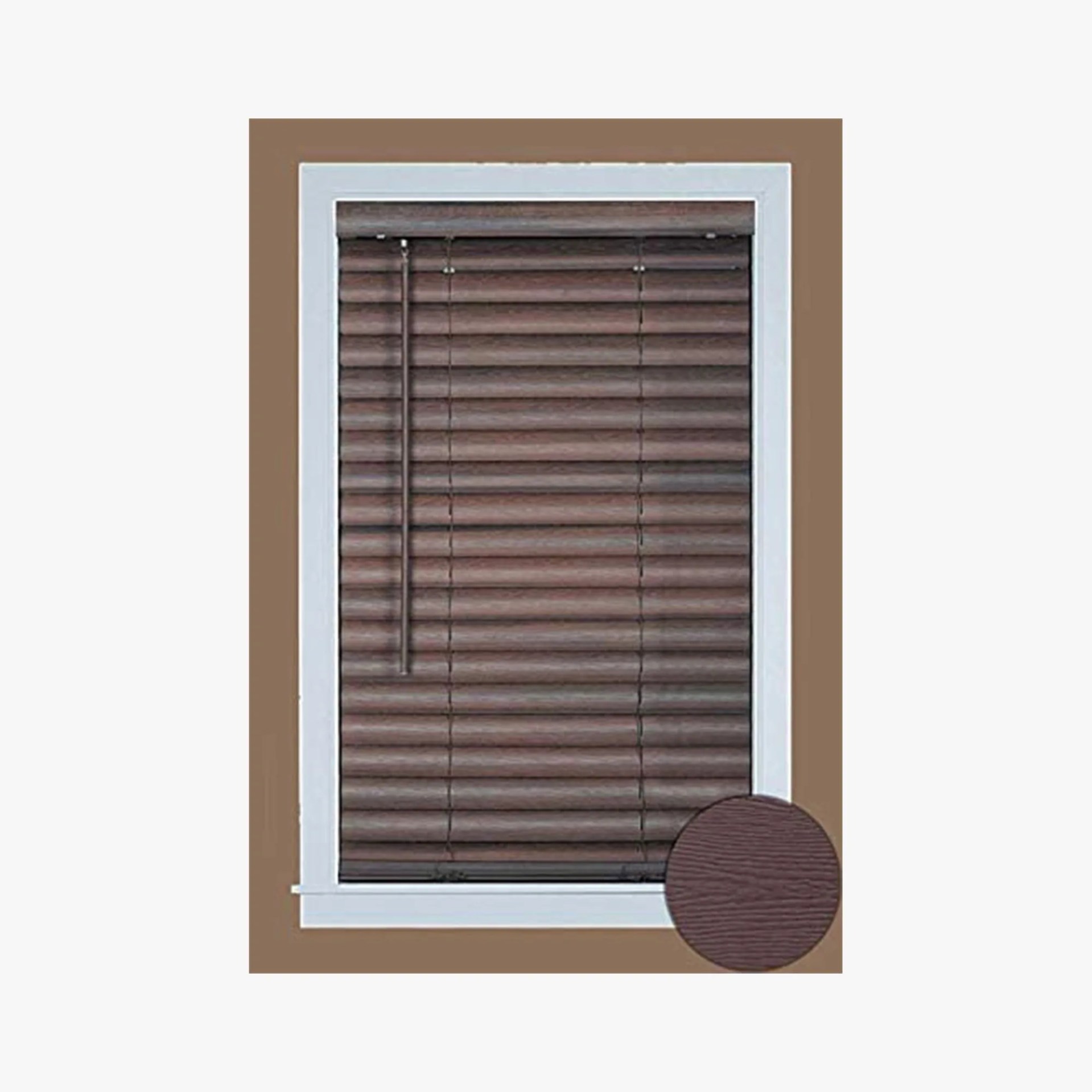 Achim Cordless Luna 2 Inch Vinyl Plantation Blinds