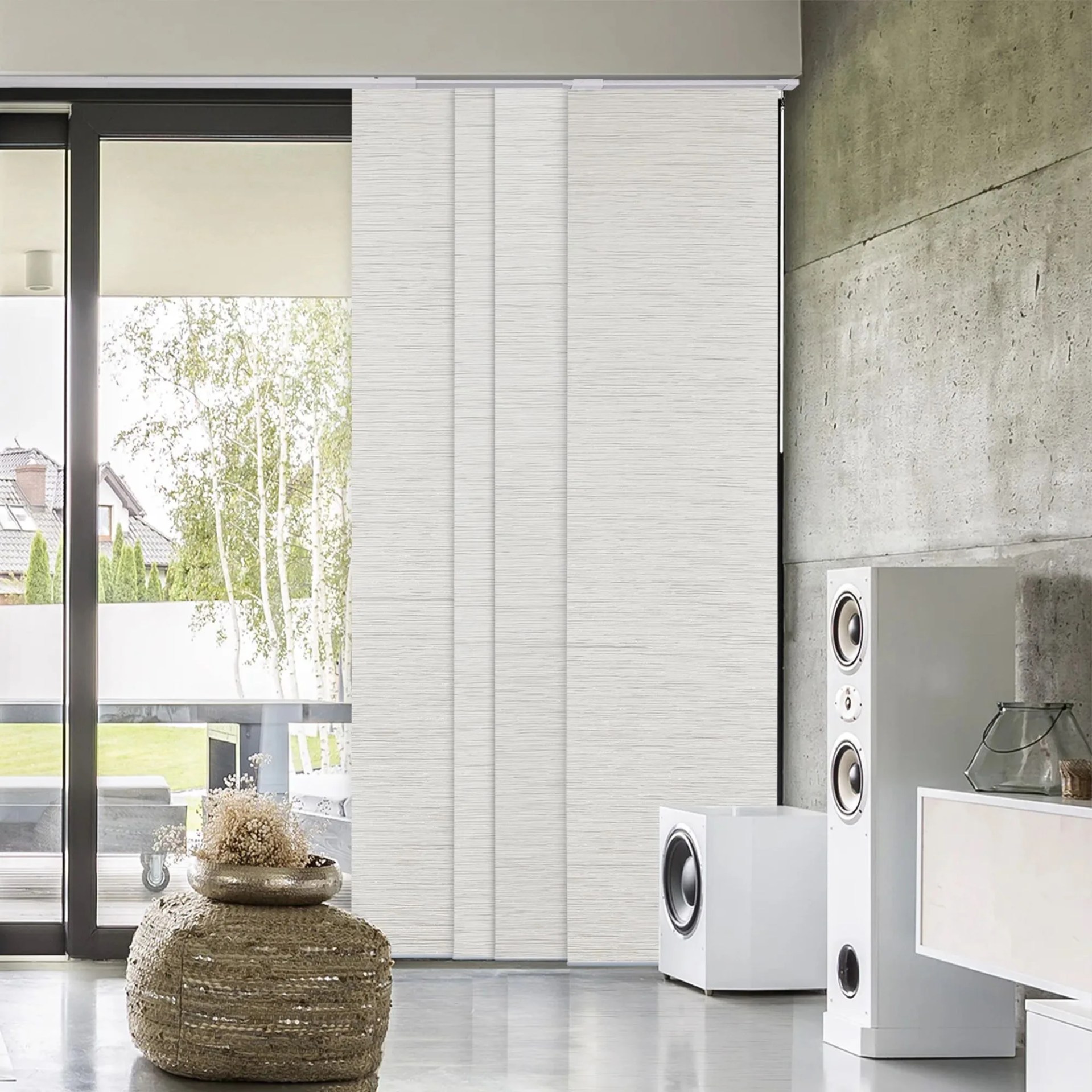 Blackout White Vertical Blinds