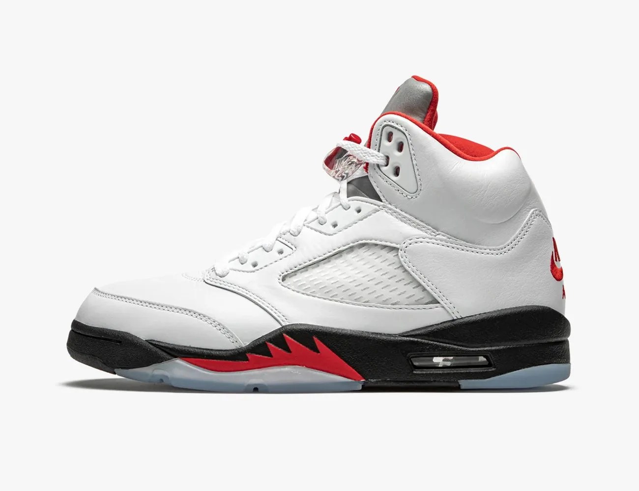 Air Jordan 5 Retro Fire Red Silver Tongue 2020 sneakers