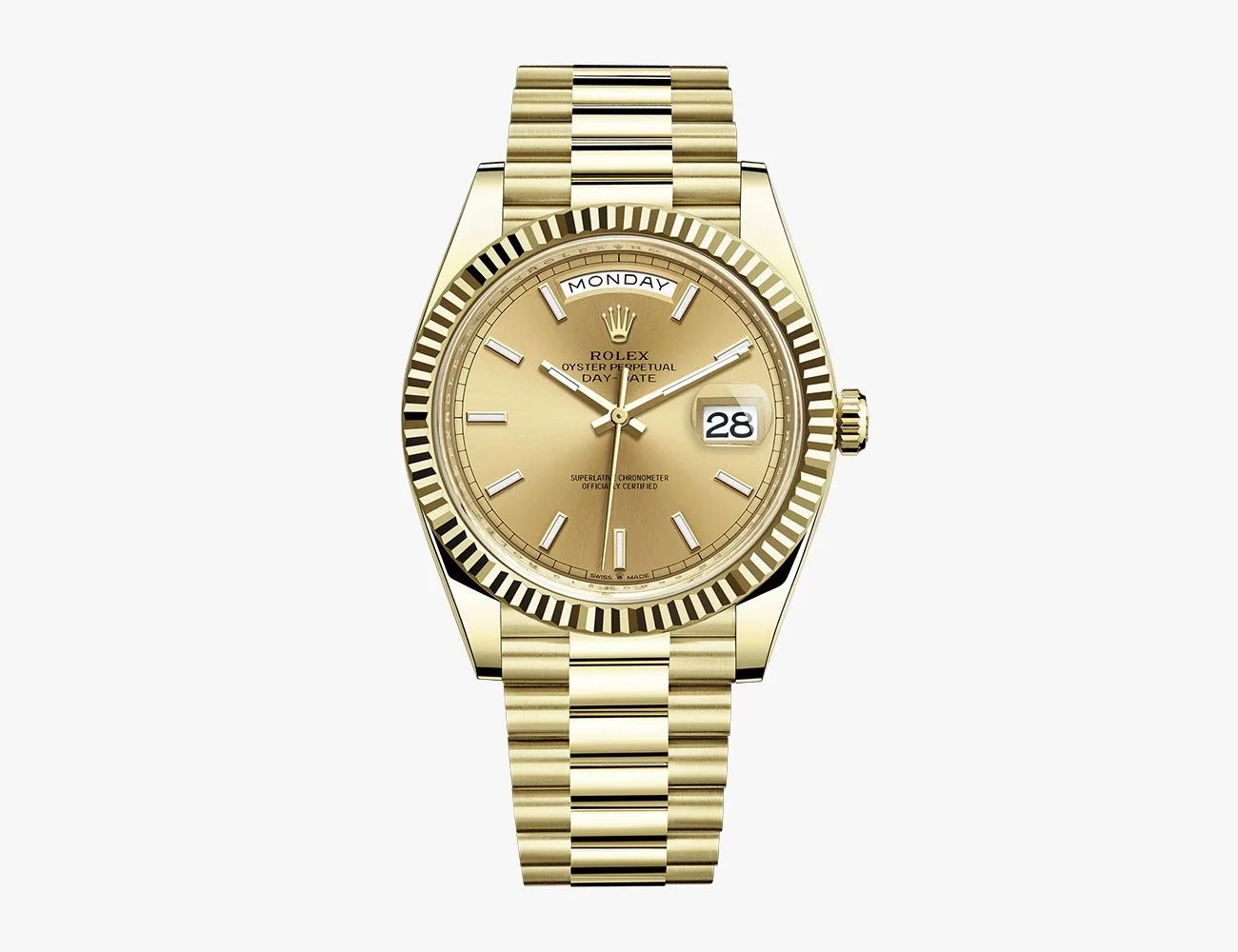 Rolex Day Date 40 President watch